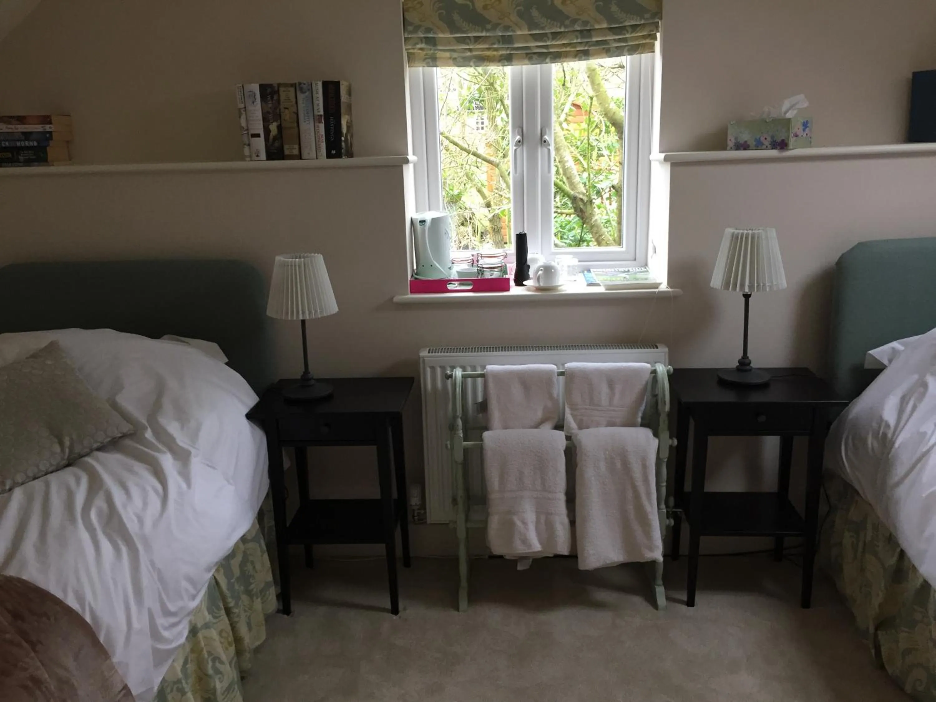 Garden view in The Old Bakery Barn