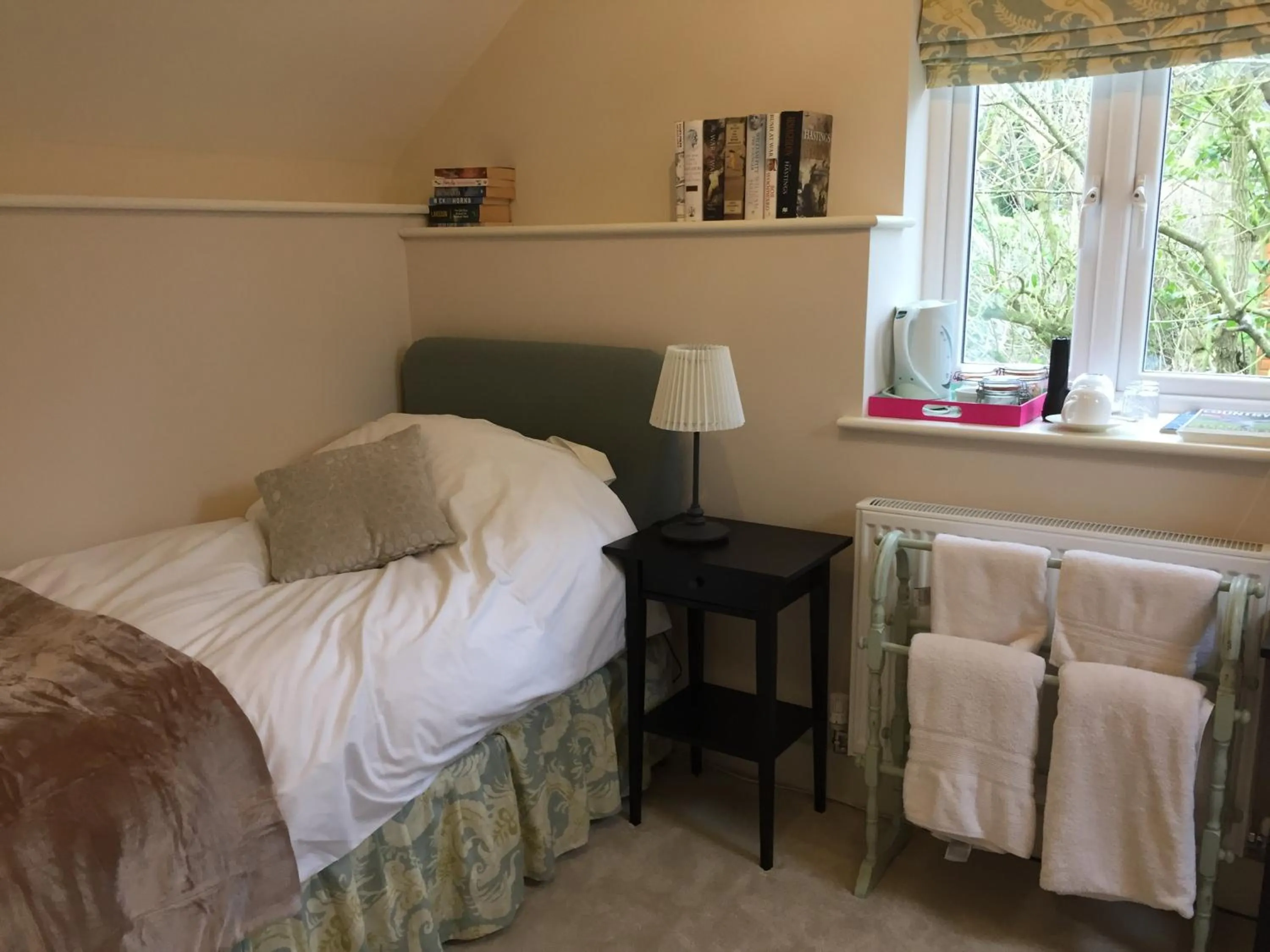 Garden view in The Old Bakery Barn