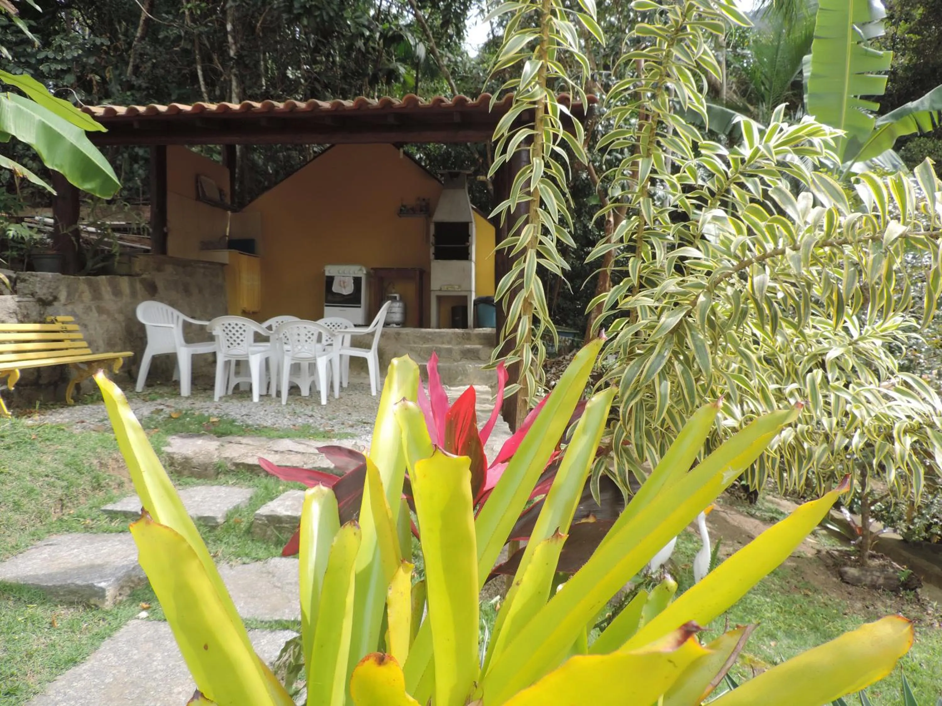 BBQ facilities in Pousada Portal das Estrelas