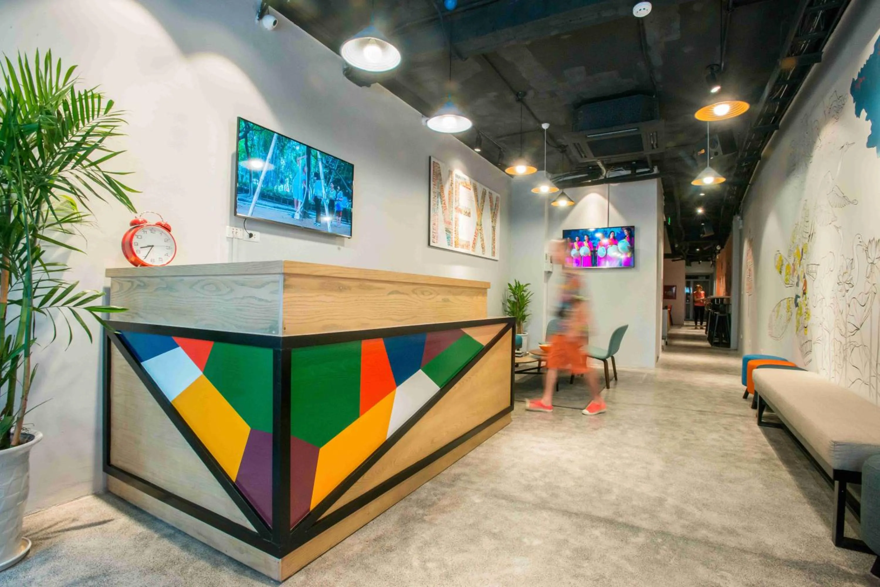 Lobby or reception in Nexy Hostel