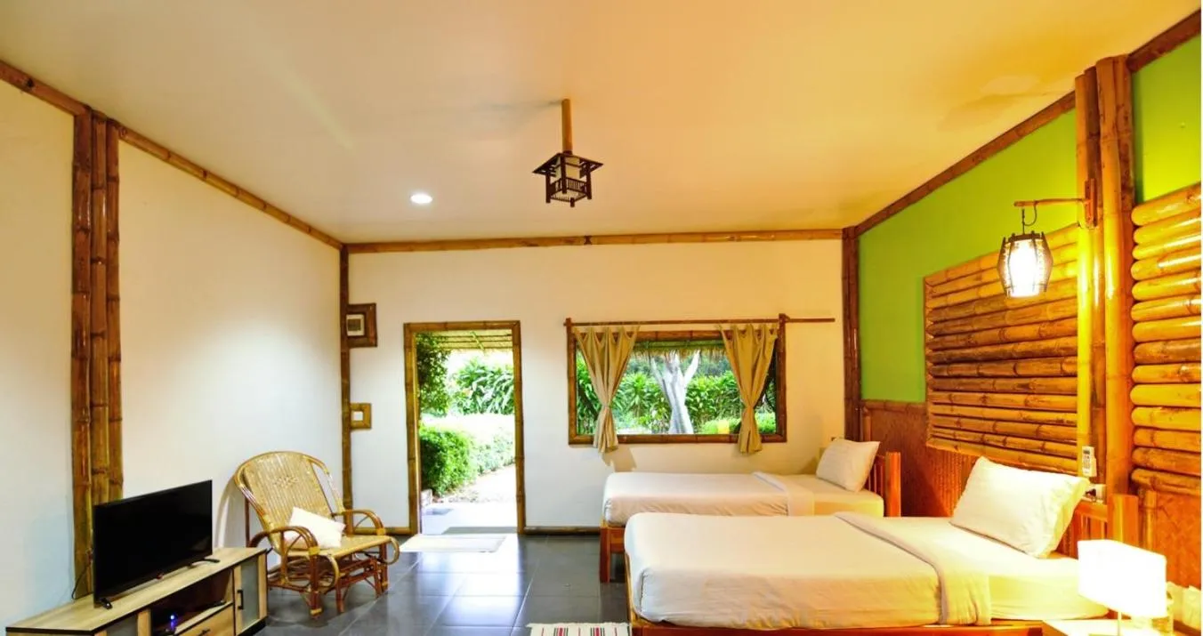 Bed in Mek Kiri Riverkwai Resort SHA