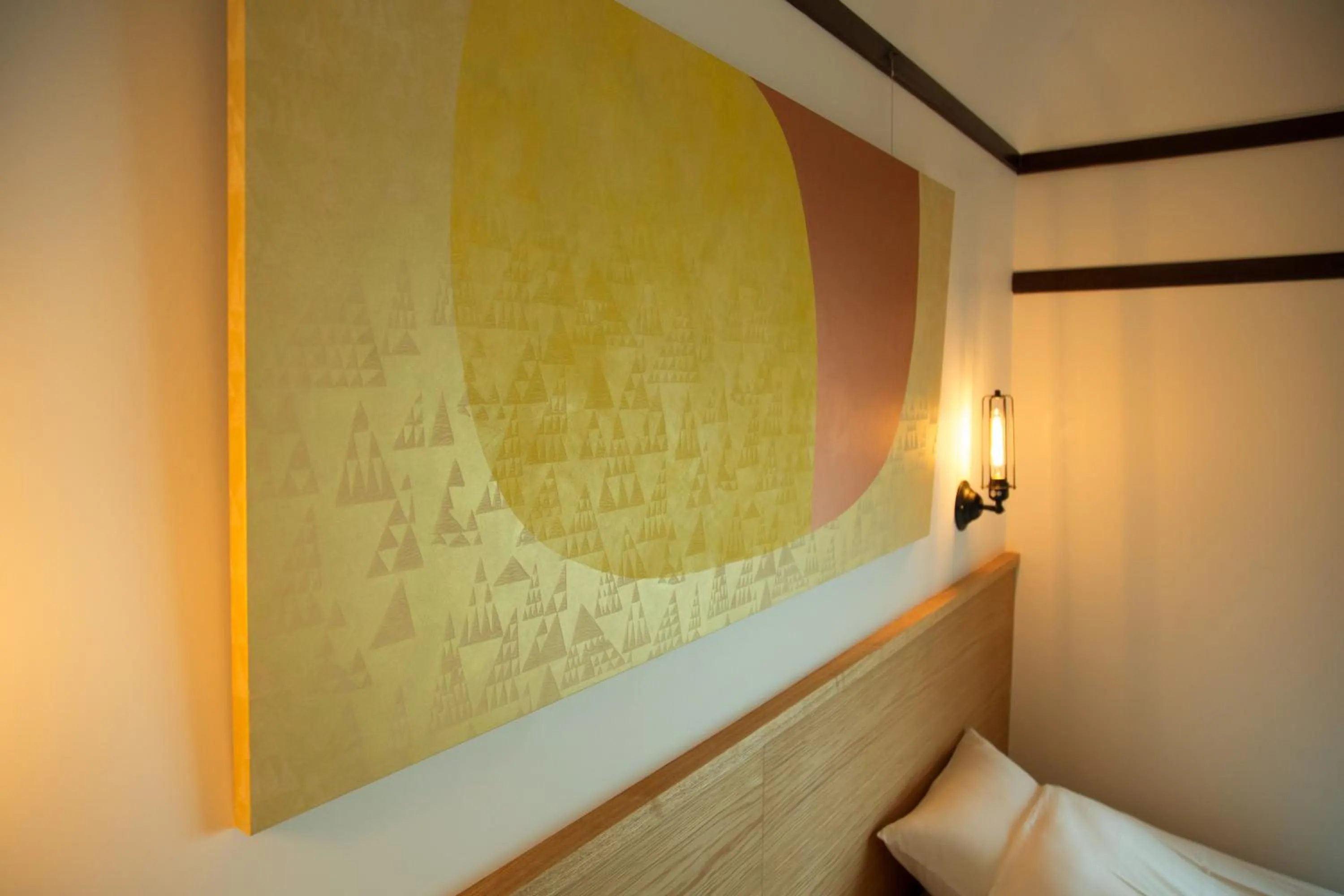 Decorative detail, Bed in Ryokan Mugen (Adult Only)