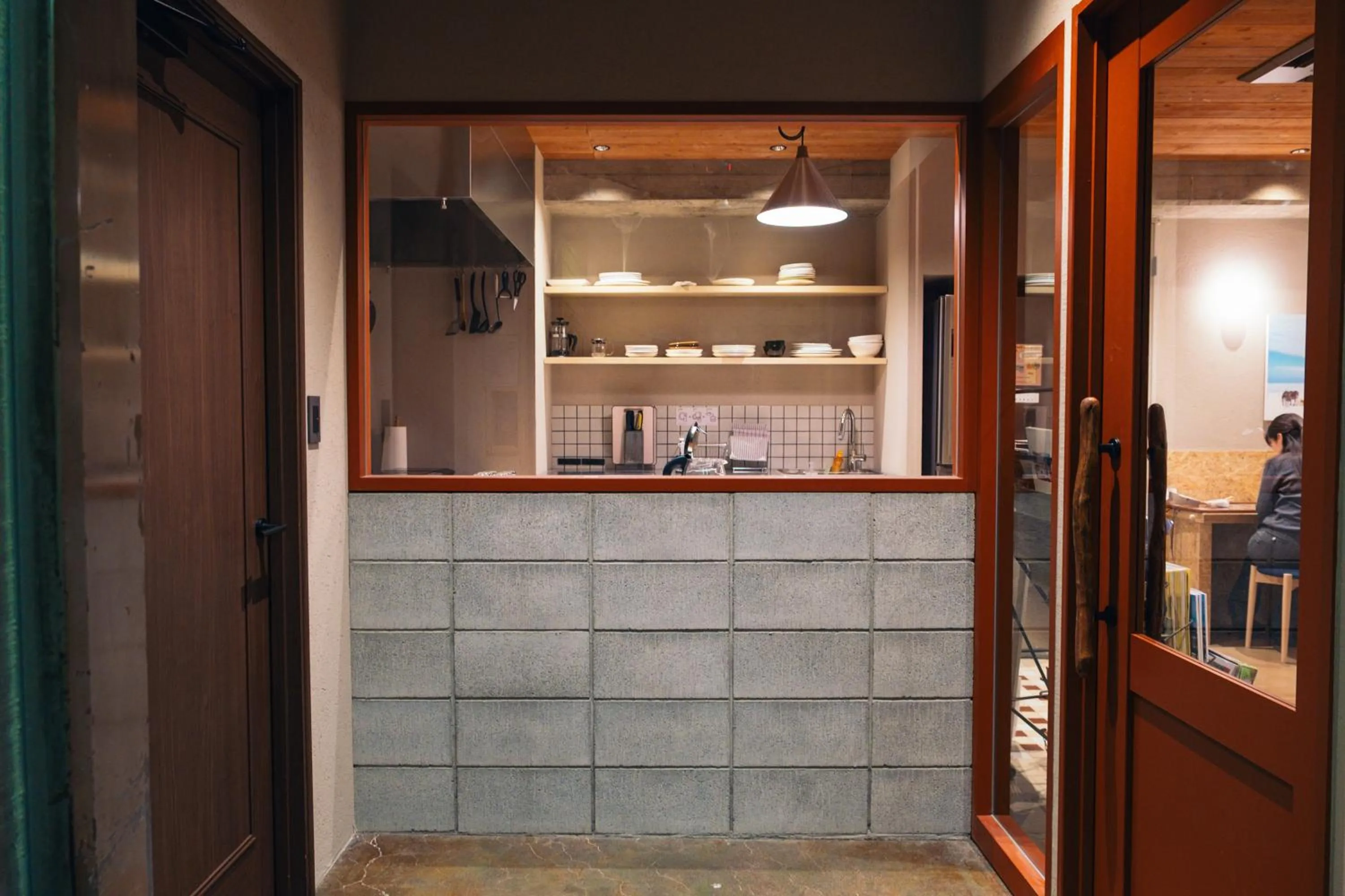 Living room in Nui. HOSTEL & BAR LOUNGE