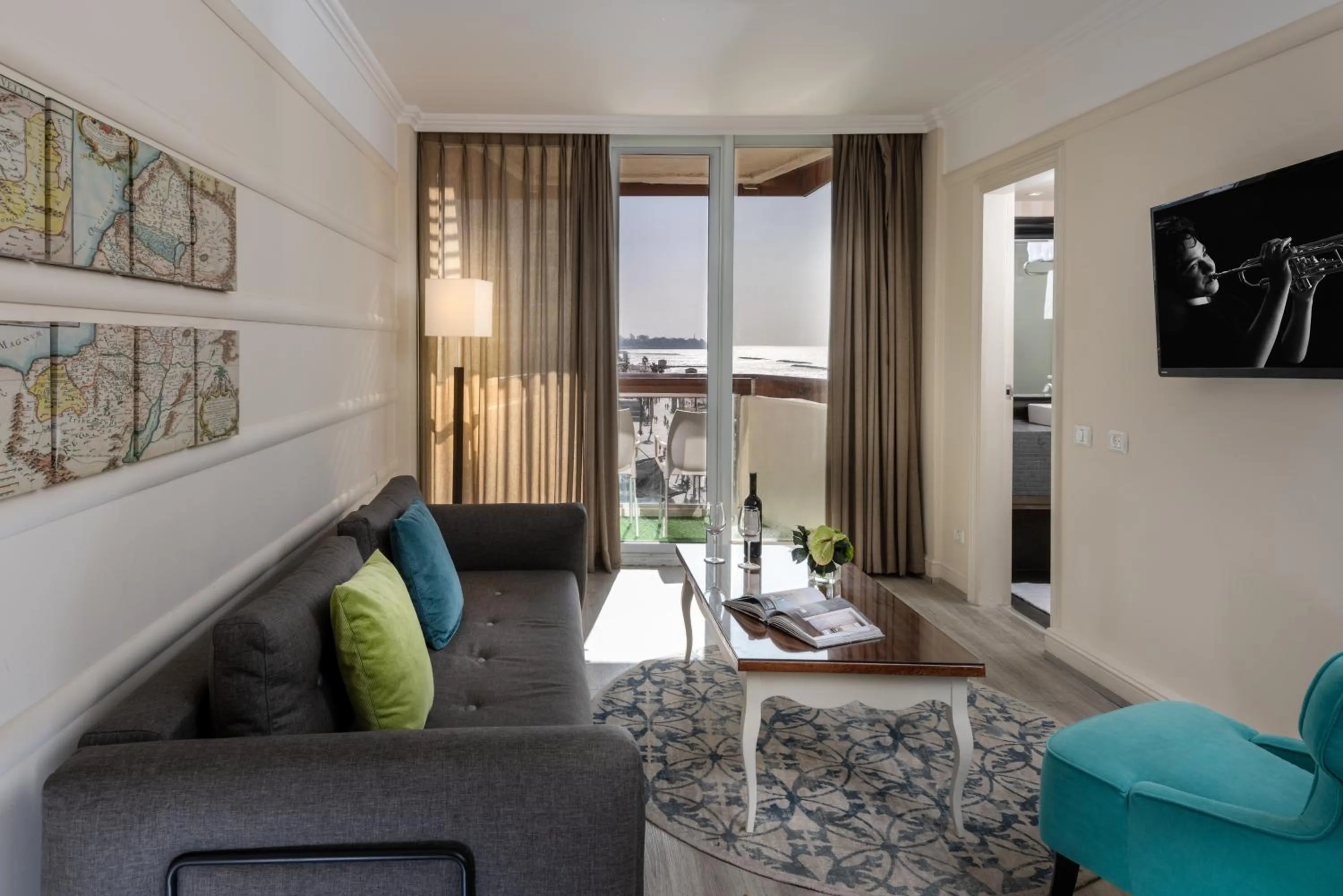 Seating area in Herods Tel Aviv By The Beach