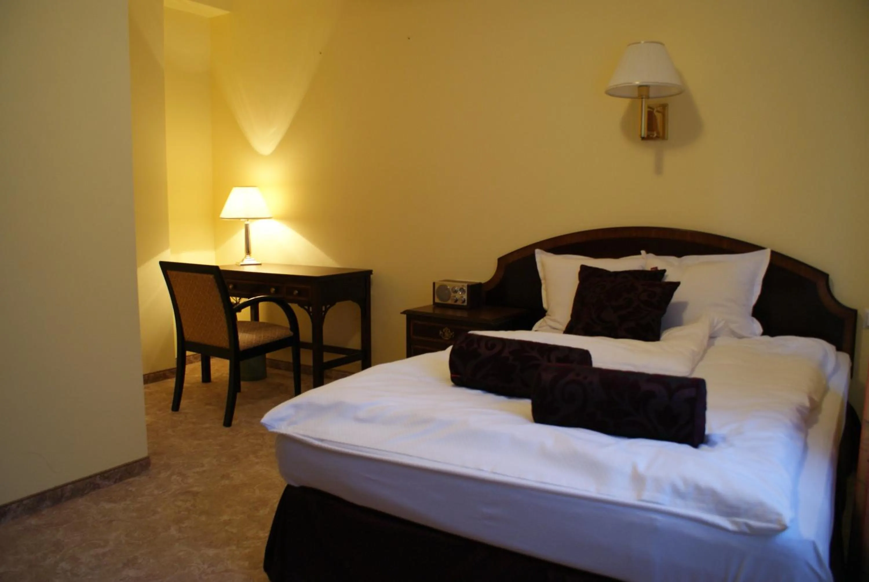 Decorative detail, Bed in Hotel Wilga by Katowice Airport