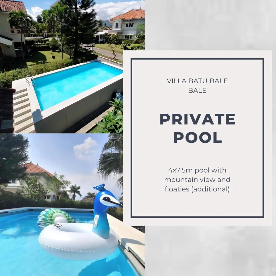 Swimming pool in Vila Batu Bale-Bale