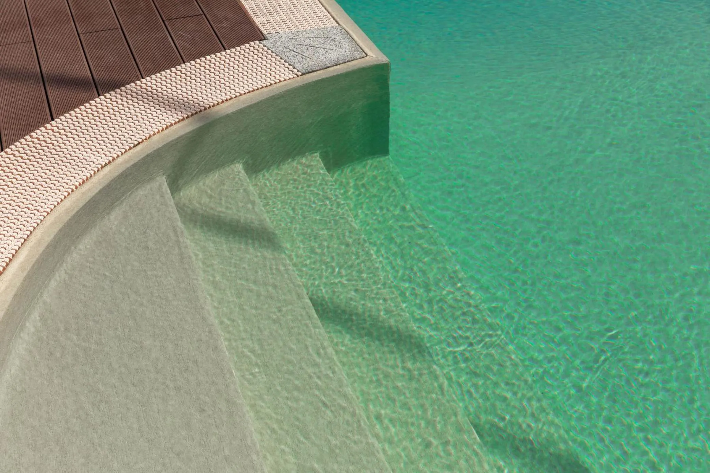 Swimming pool in B&B La Mortella