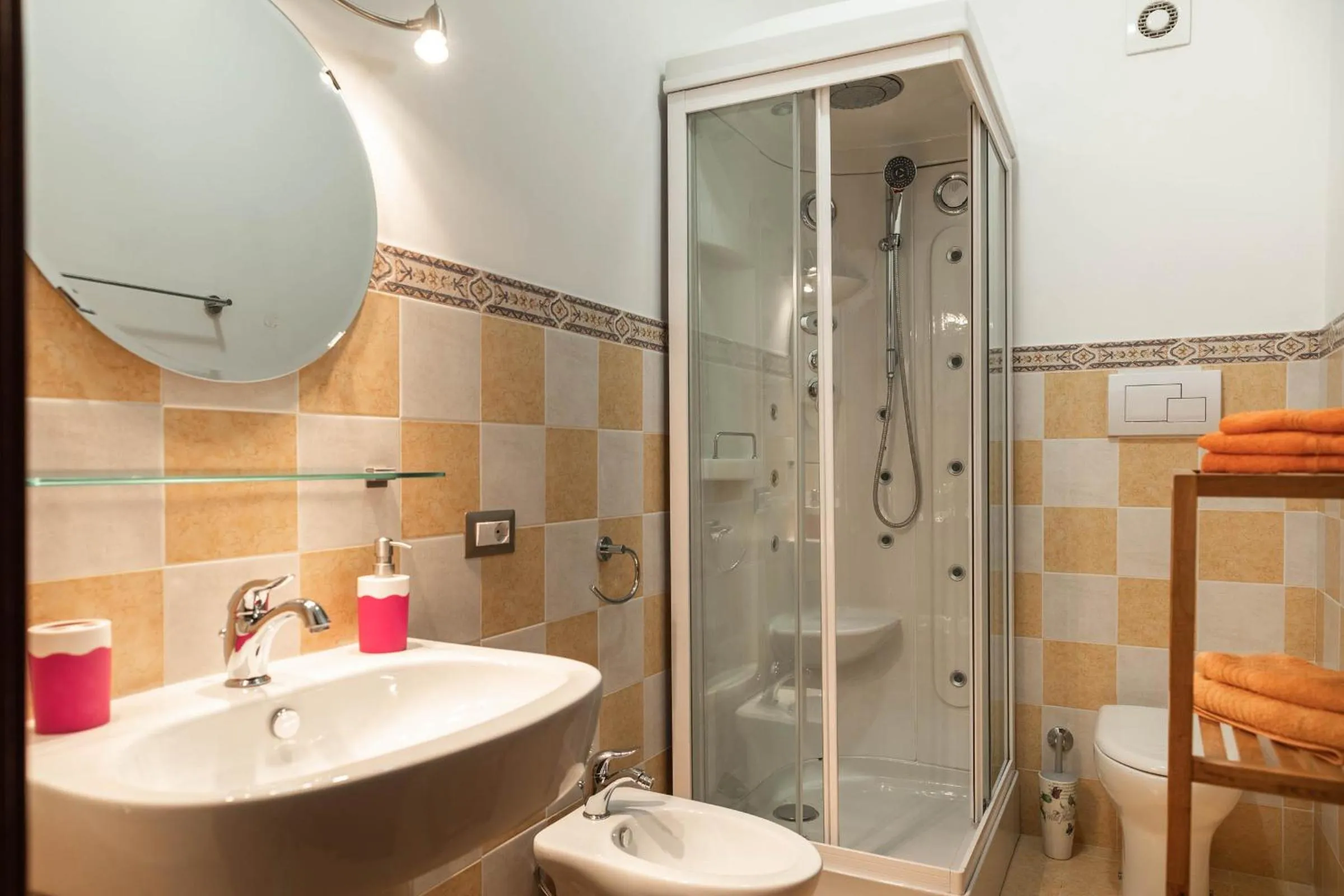 Bathroom in B&B La Mortella