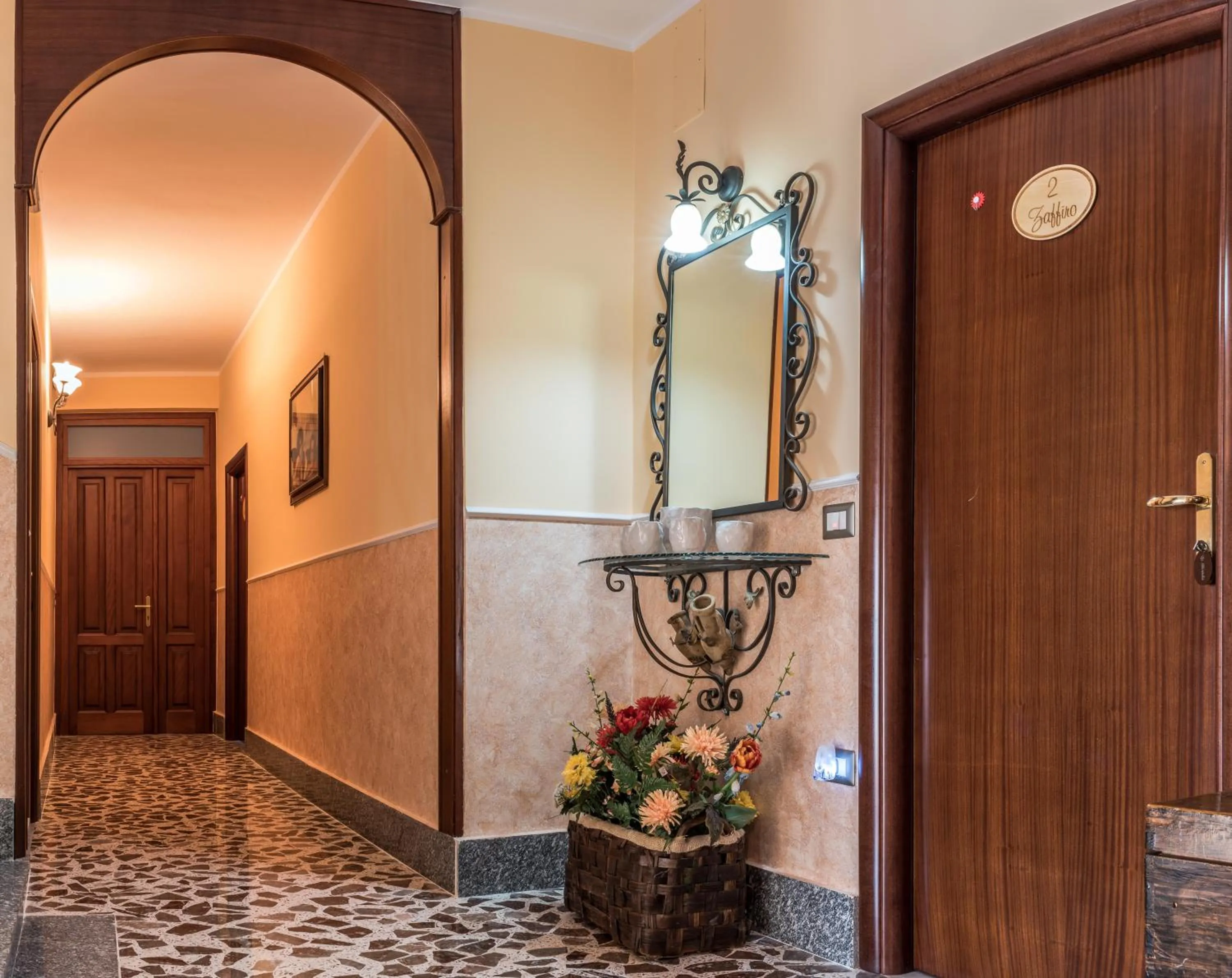 Lobby or reception in B&B La Mortella