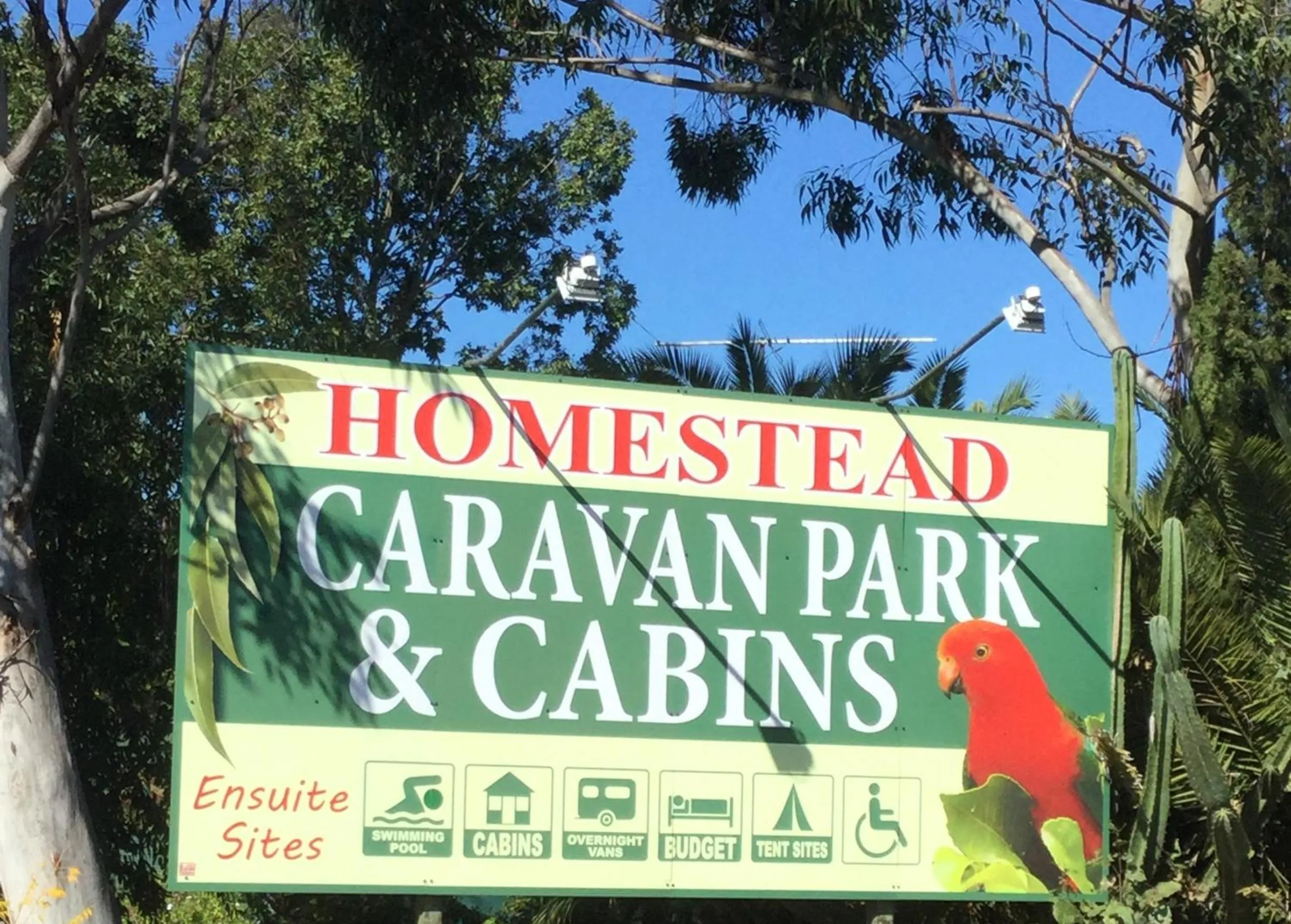 Facade/entrance in Homestead Caravan Park