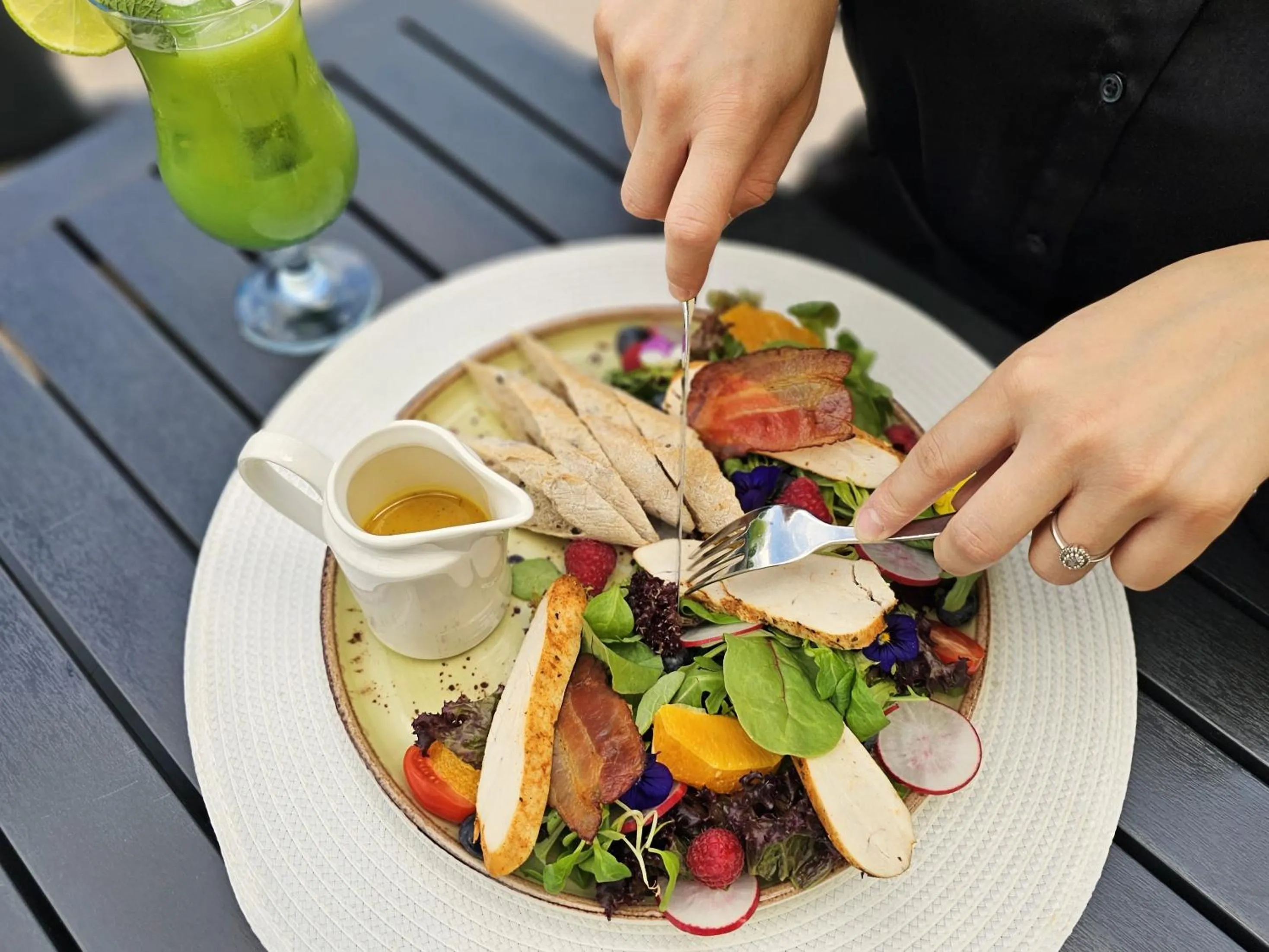 Food close-up in Hotel Swing
