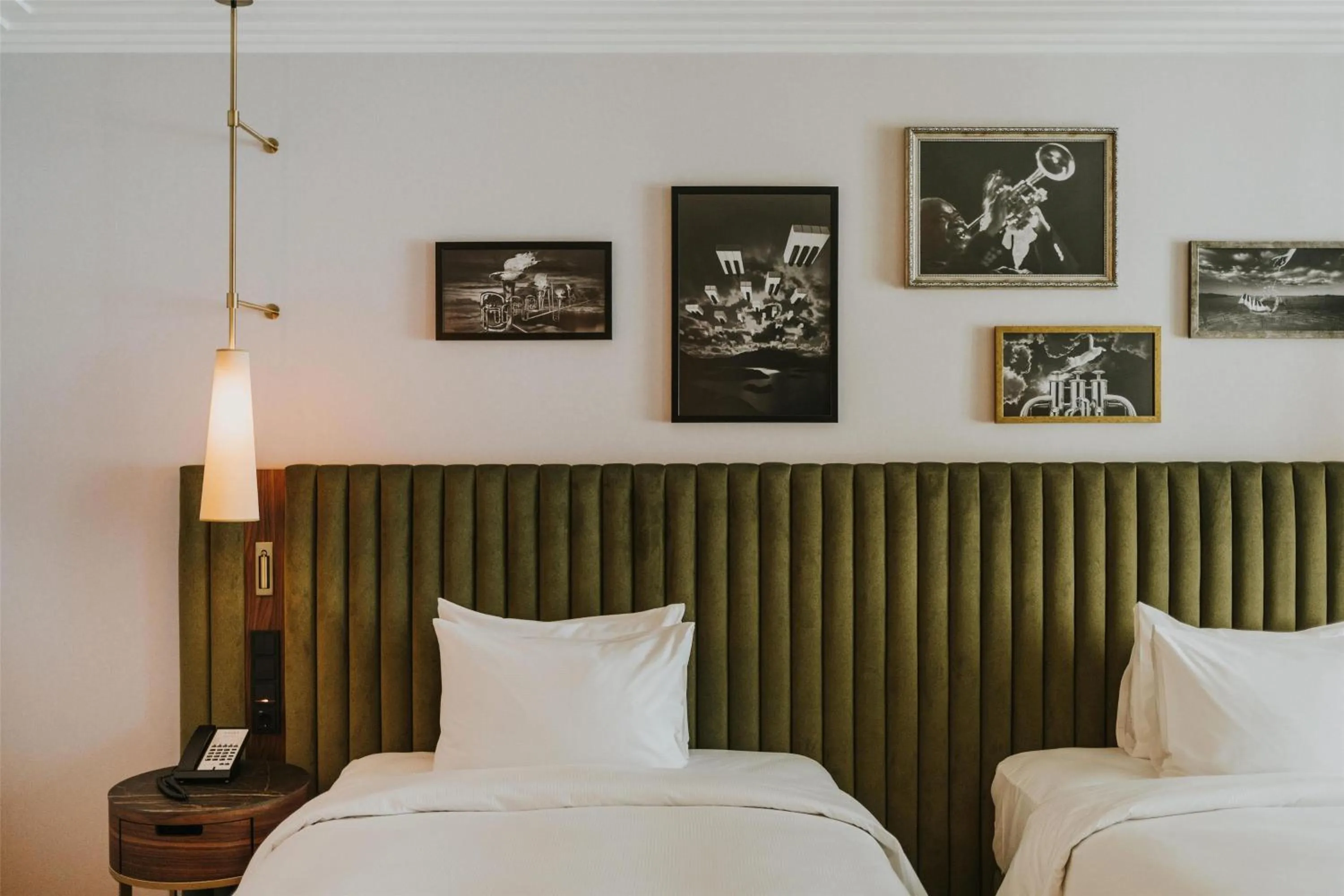 Bed in Hotel Saski Krakow Curio Collection by Hilton