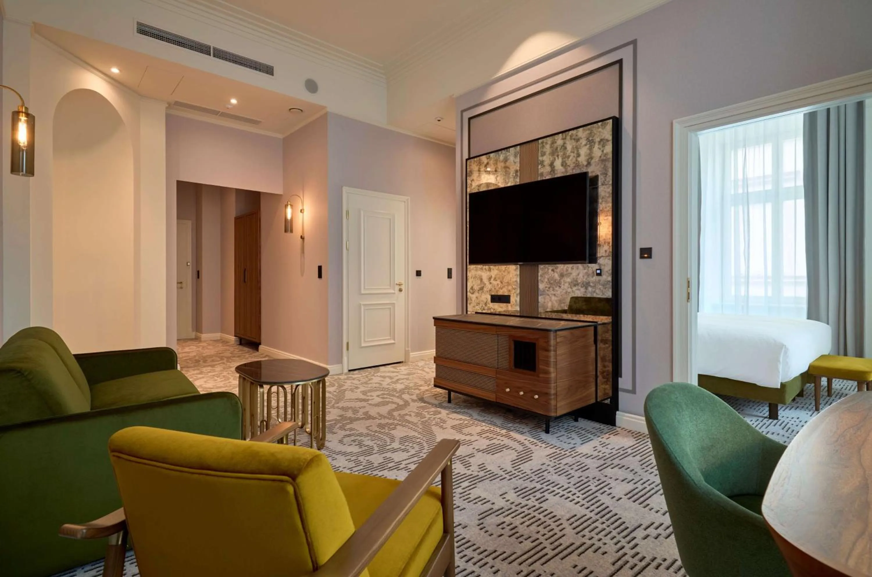 Bedroom in Hotel Saski Krakow Curio Collection by Hilton