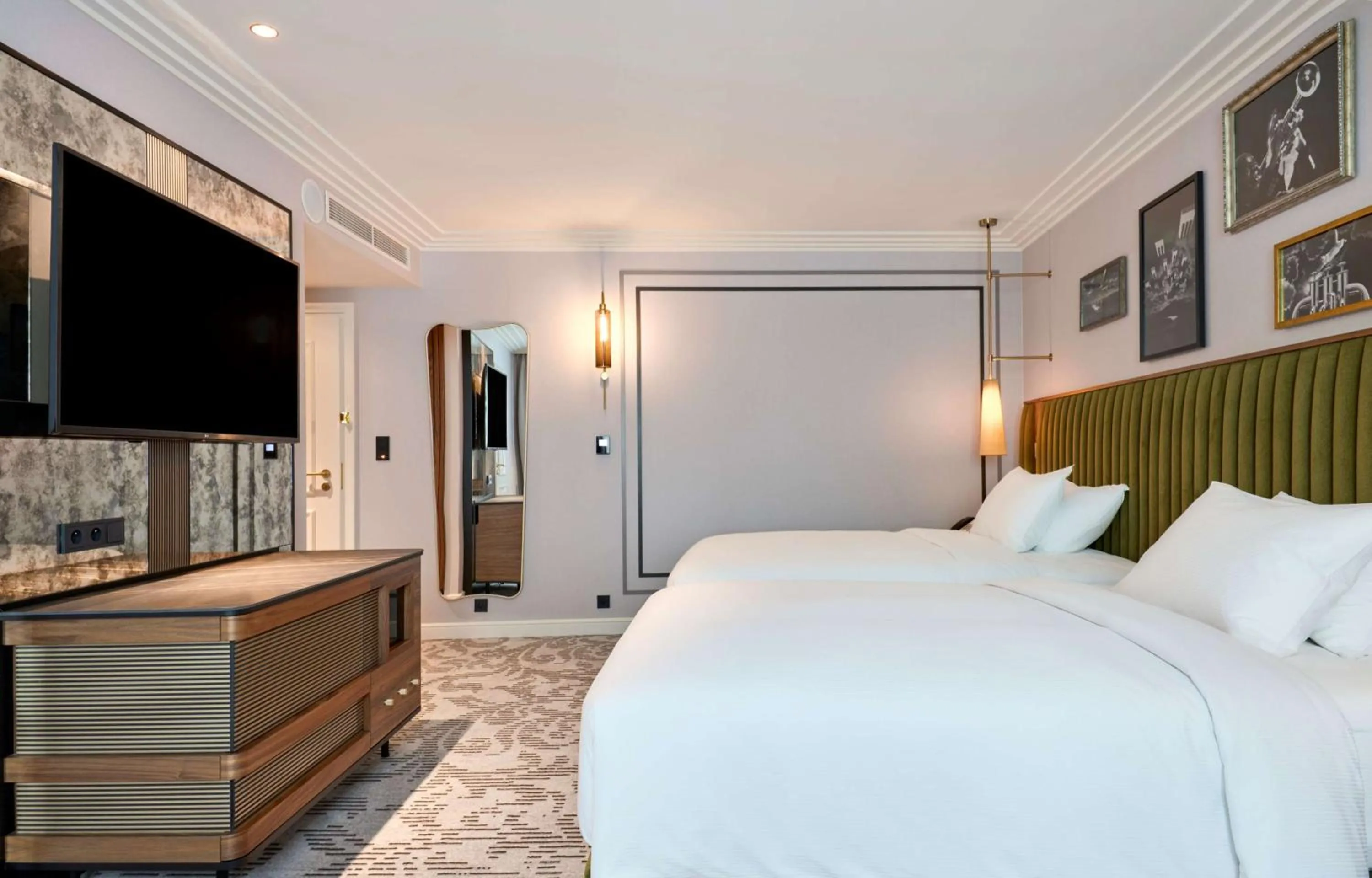 Bedroom, Bed in Hotel Saski Krakow Curio Collection by Hilton