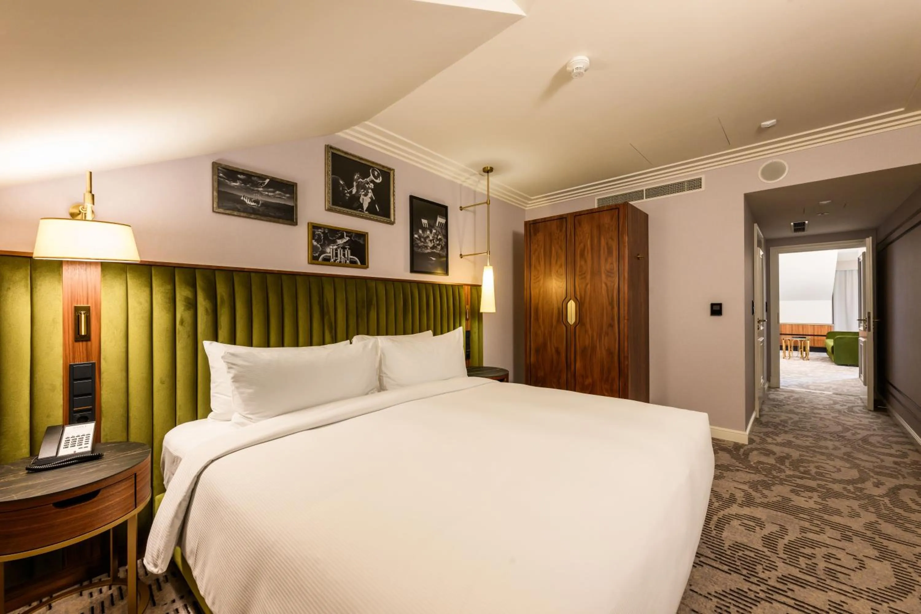 Bed in Hotel Saski Krakow Curio Collection by Hilton