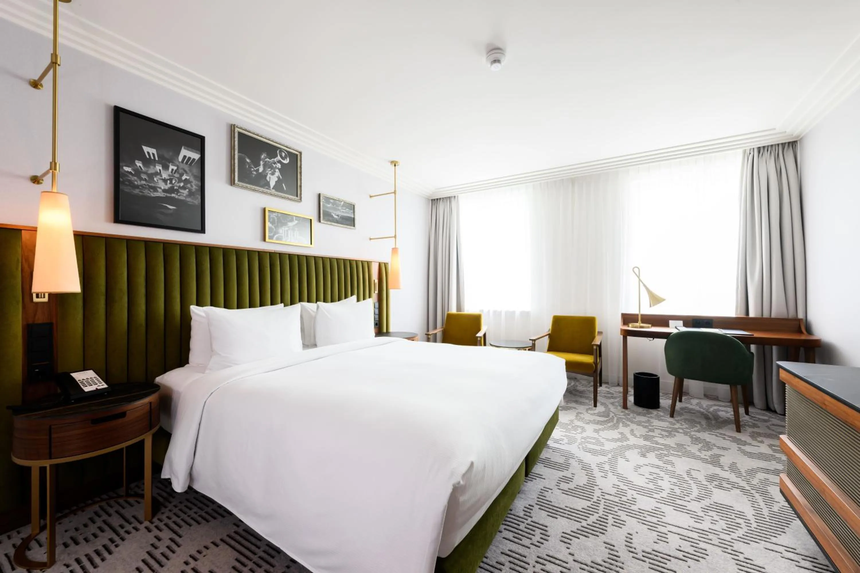 Bedroom, Bed in Hotel Saski Krakow Curio Collection by Hilton