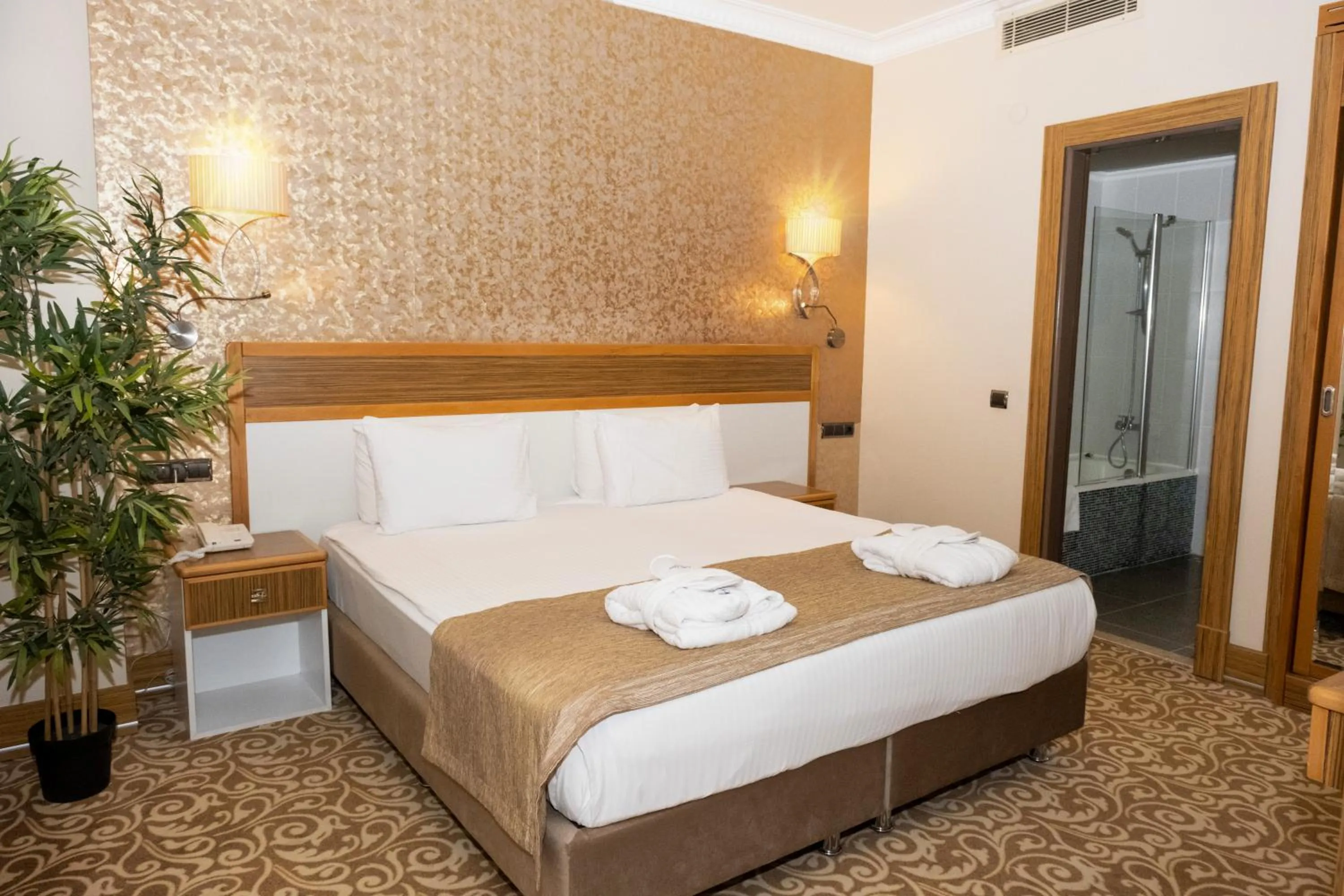 Bed in Euro Park Hotel Bursa