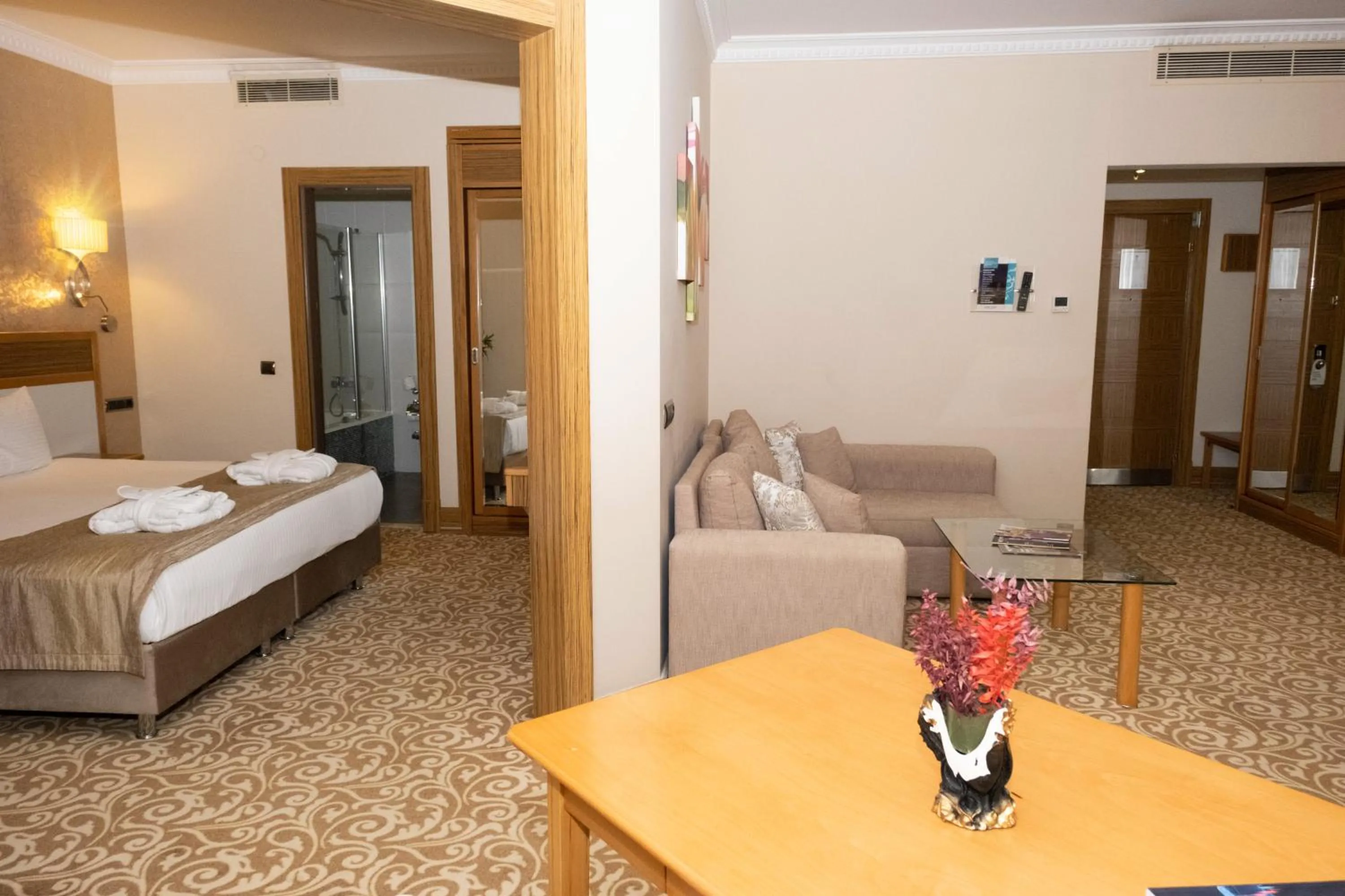 Bed in Euro Park Hotel Bursa