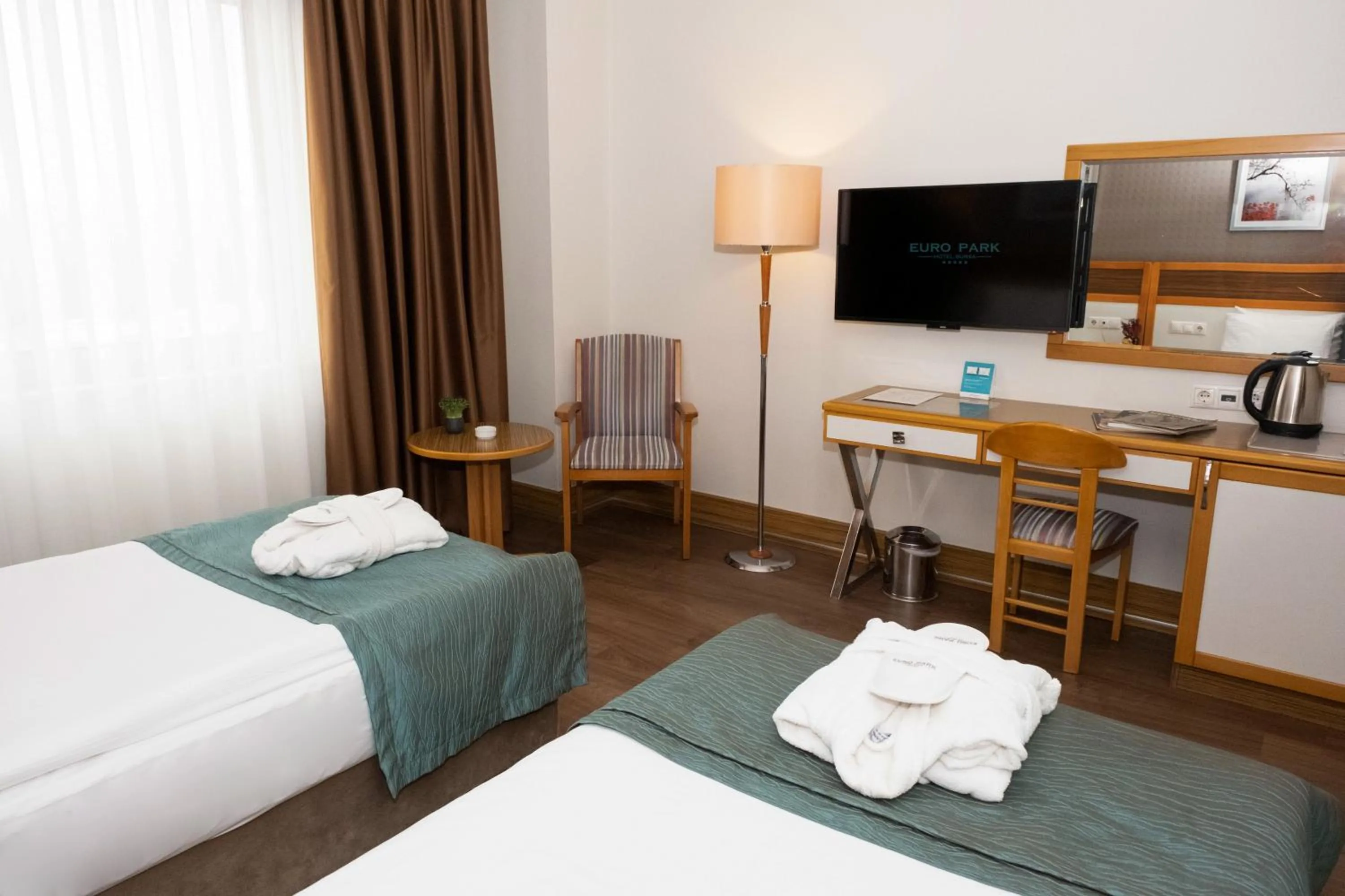 Bed in Euro Park Hotel Bursa