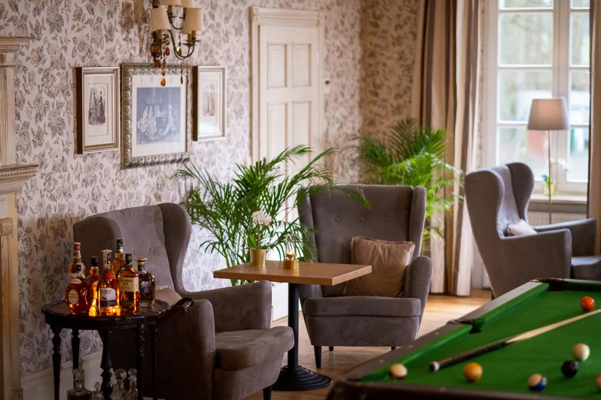 Seating area in Dwór Kaliszki