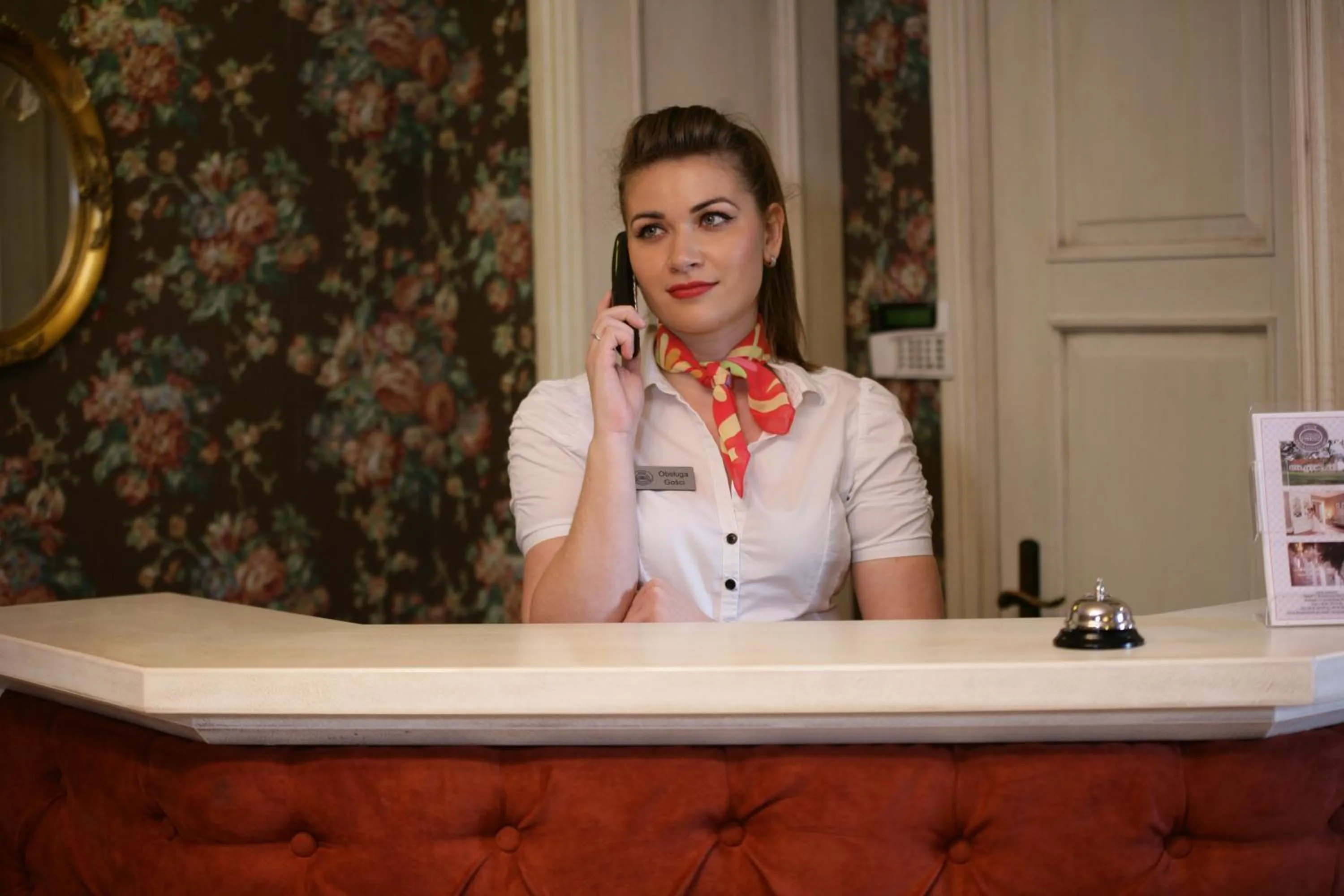 Lobby or reception in Dwór Kaliszki