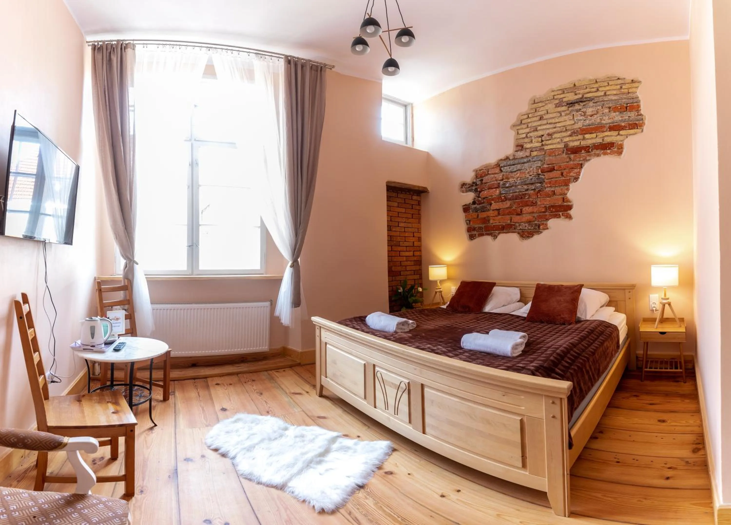 Photo of the whole room, Bed in Dom Zachariasza Zappio