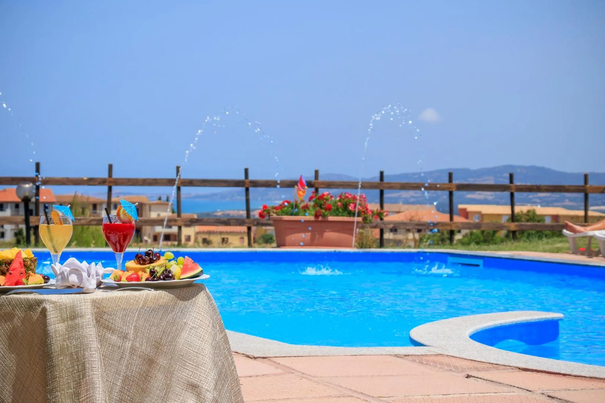 Swimming pool in Abbaidda Hotel