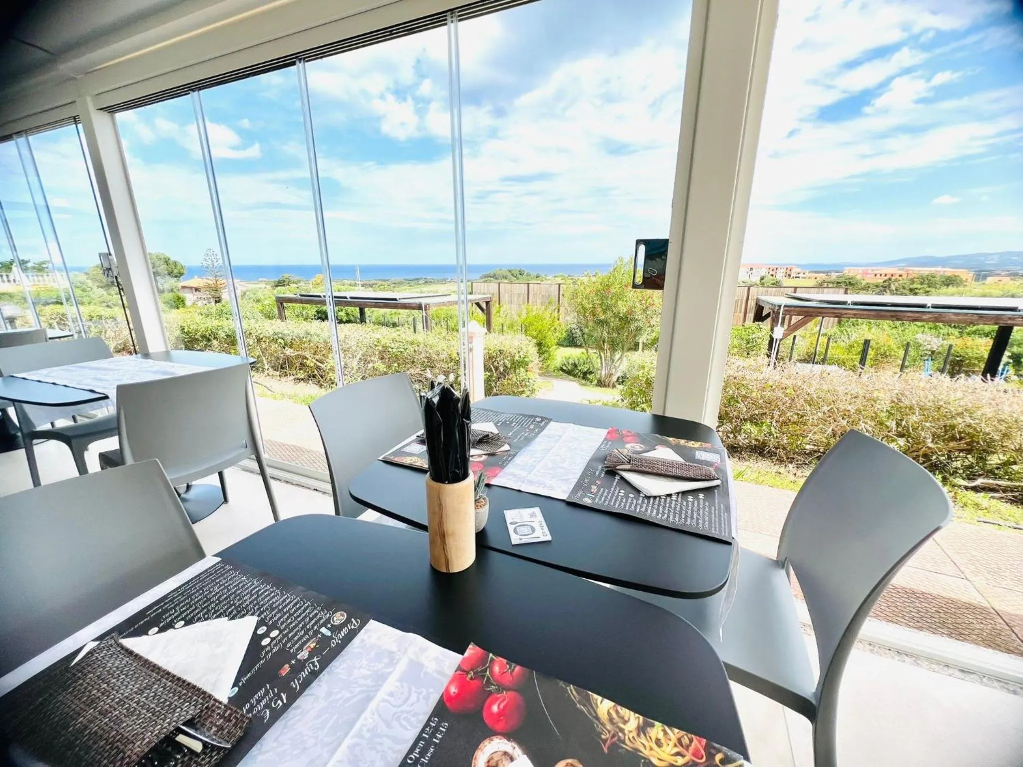 Dining area in Abbaidda Hotel