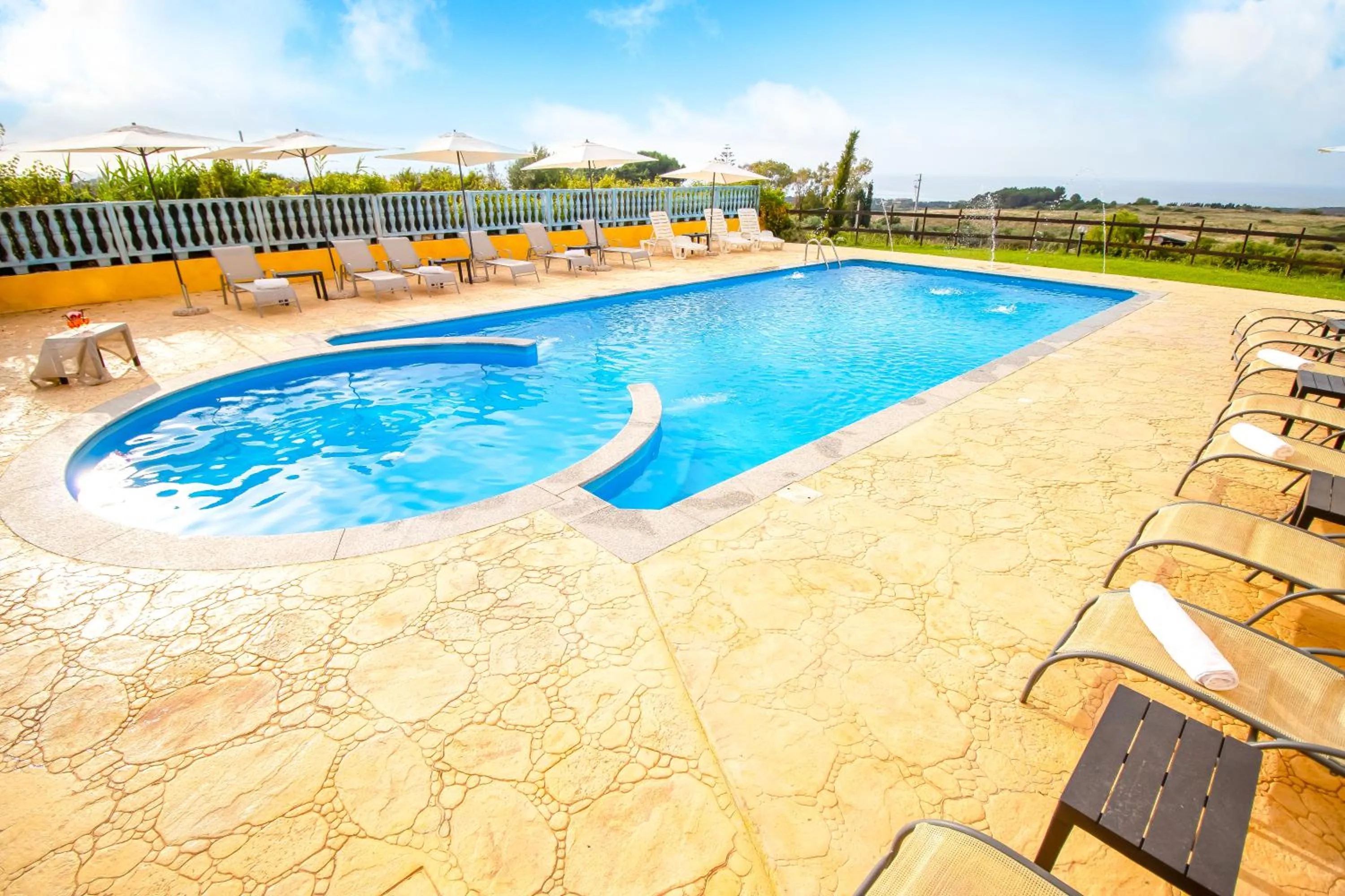 Pool view in Abbaidda Hotel