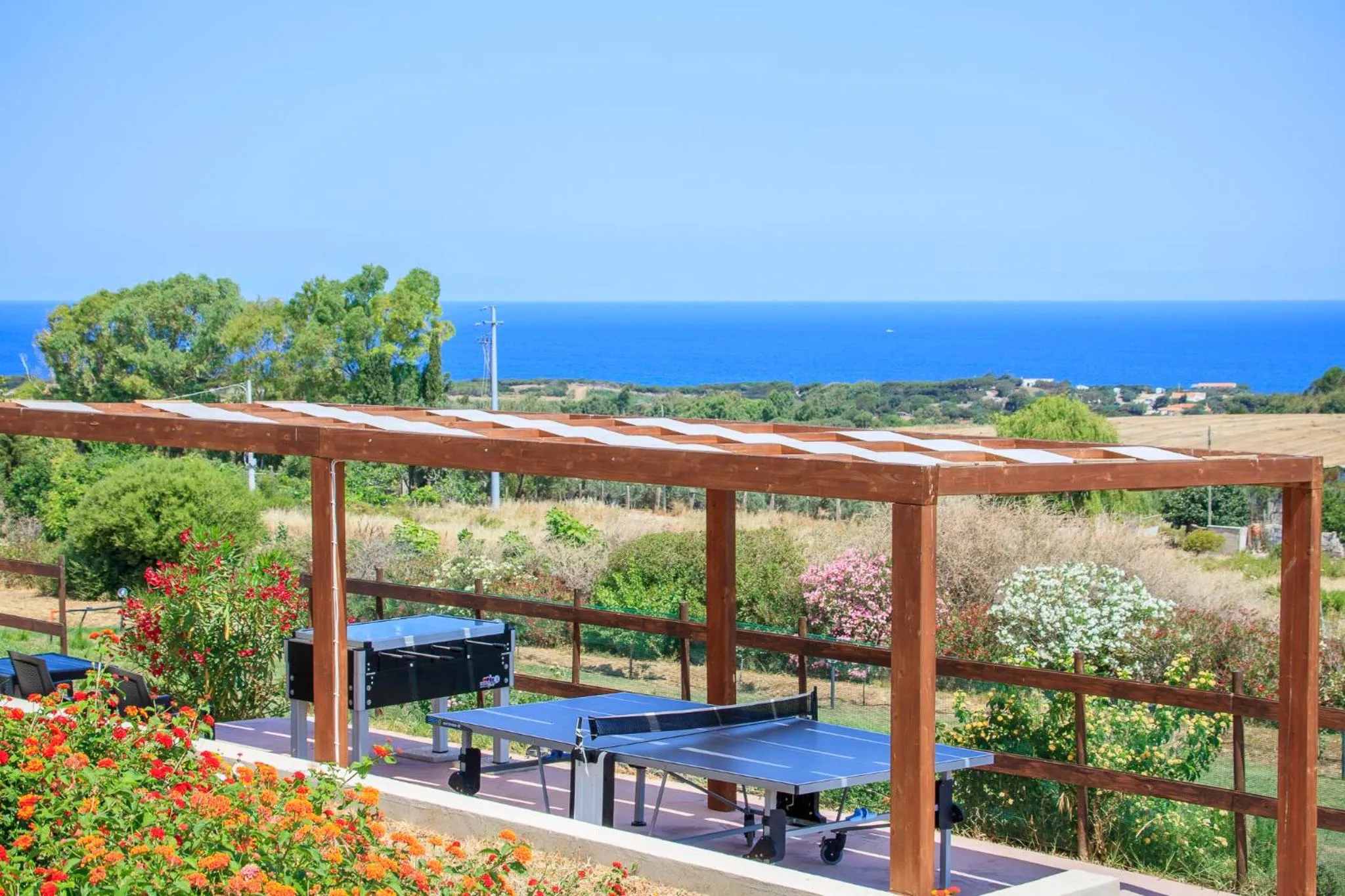 Table tennis in Abbaidda Hotel