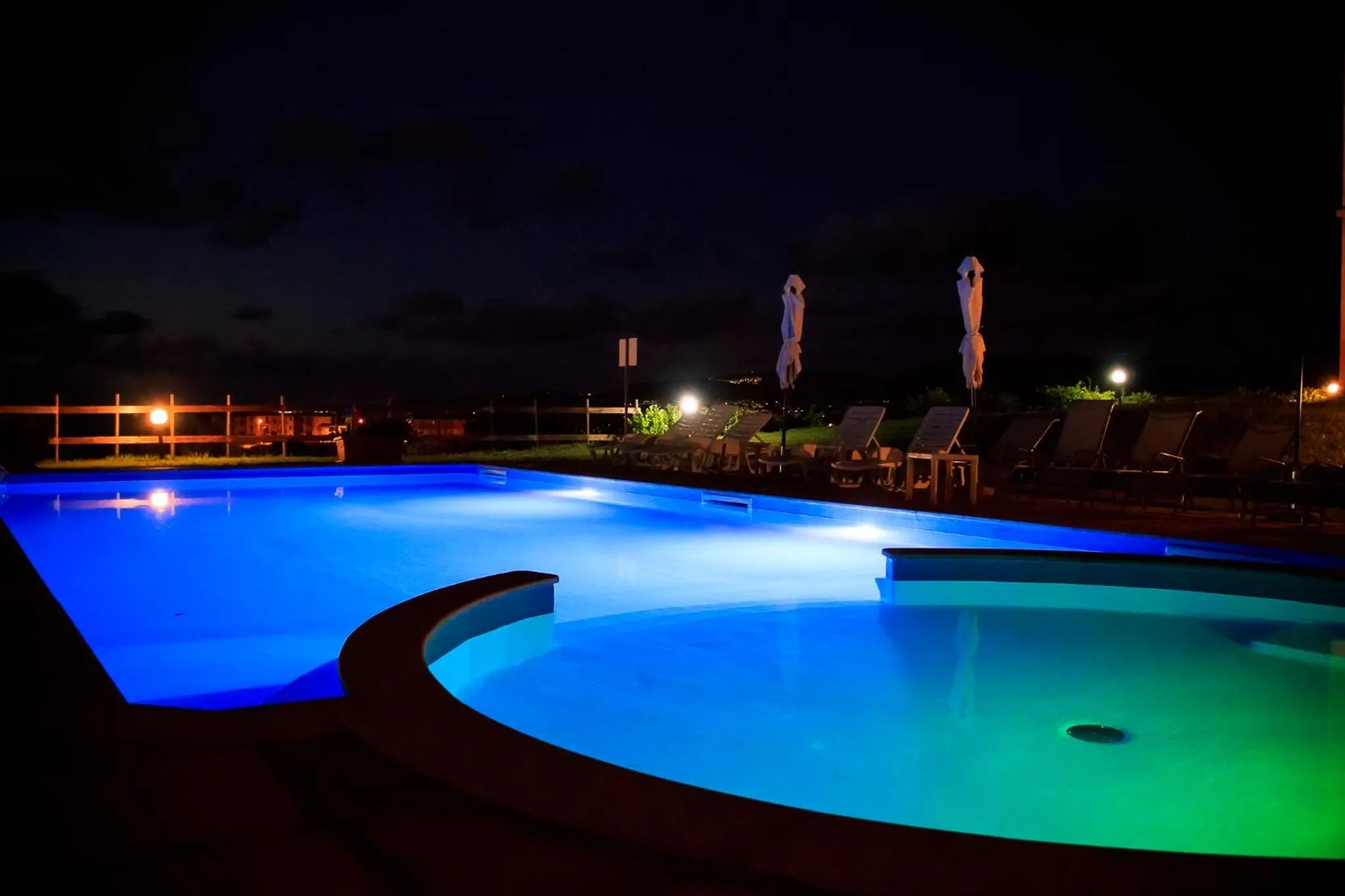 Pool view in Abbaidda Hotel