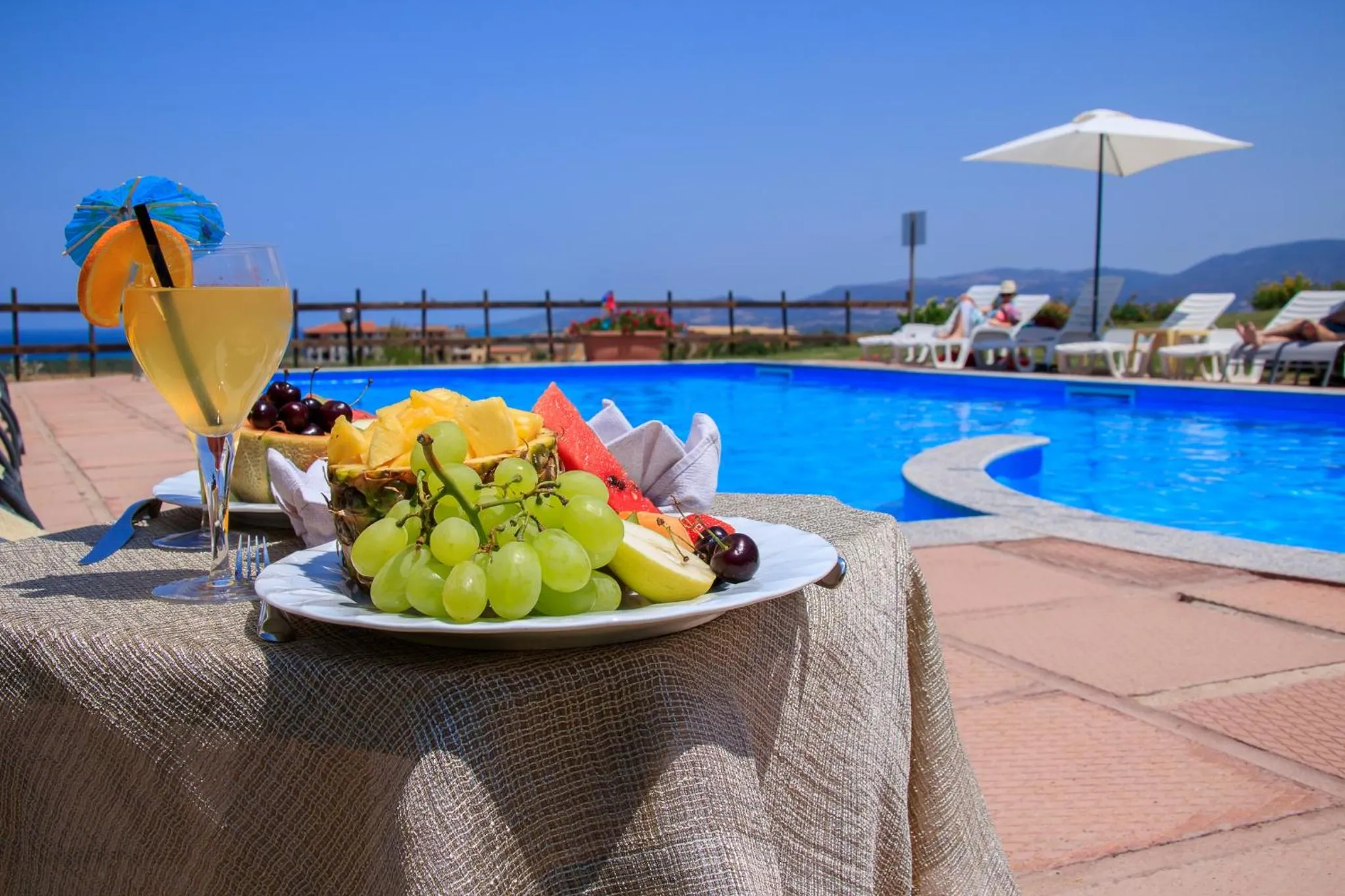 Pool view in Abbaidda Hotel