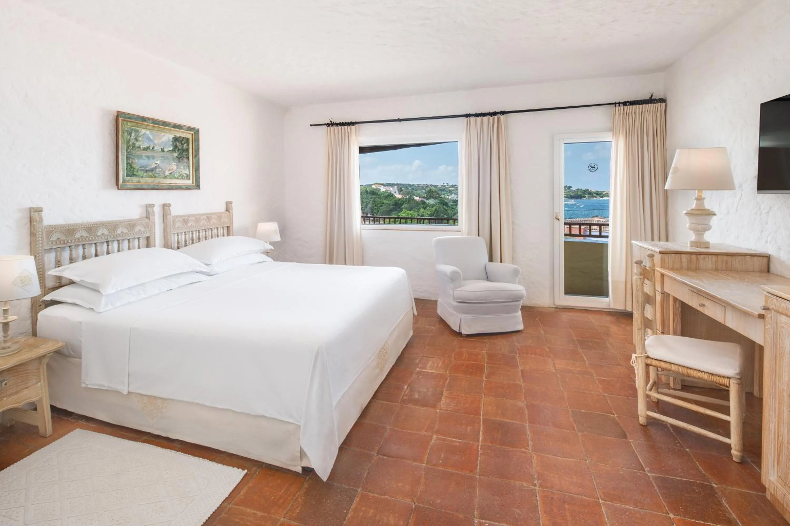 Photo of the whole room, Bed in Cervo Hotel,Costa Smeralda Resort