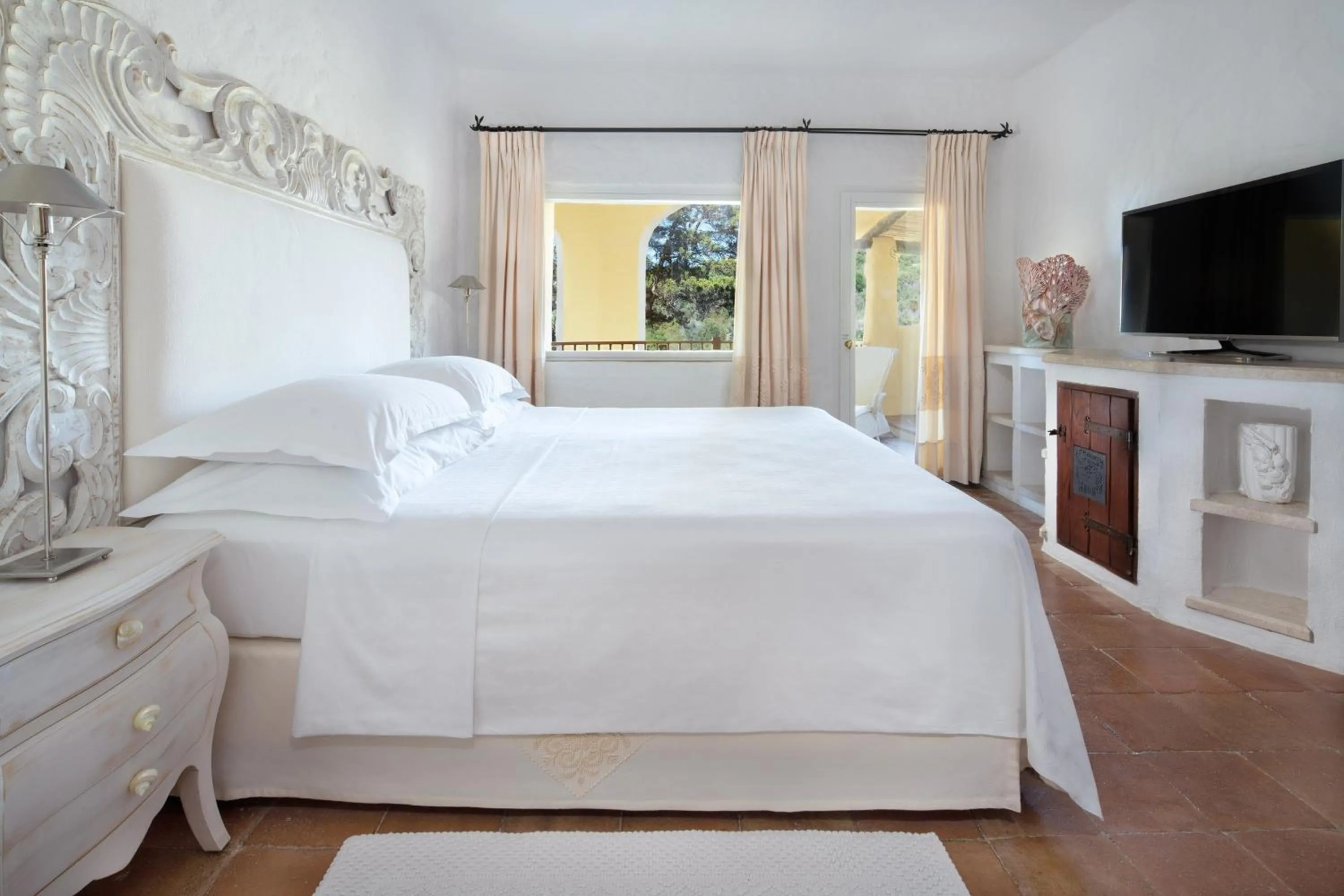 Bedroom, Bed in Cervo Hotel,Costa Smeralda Resort