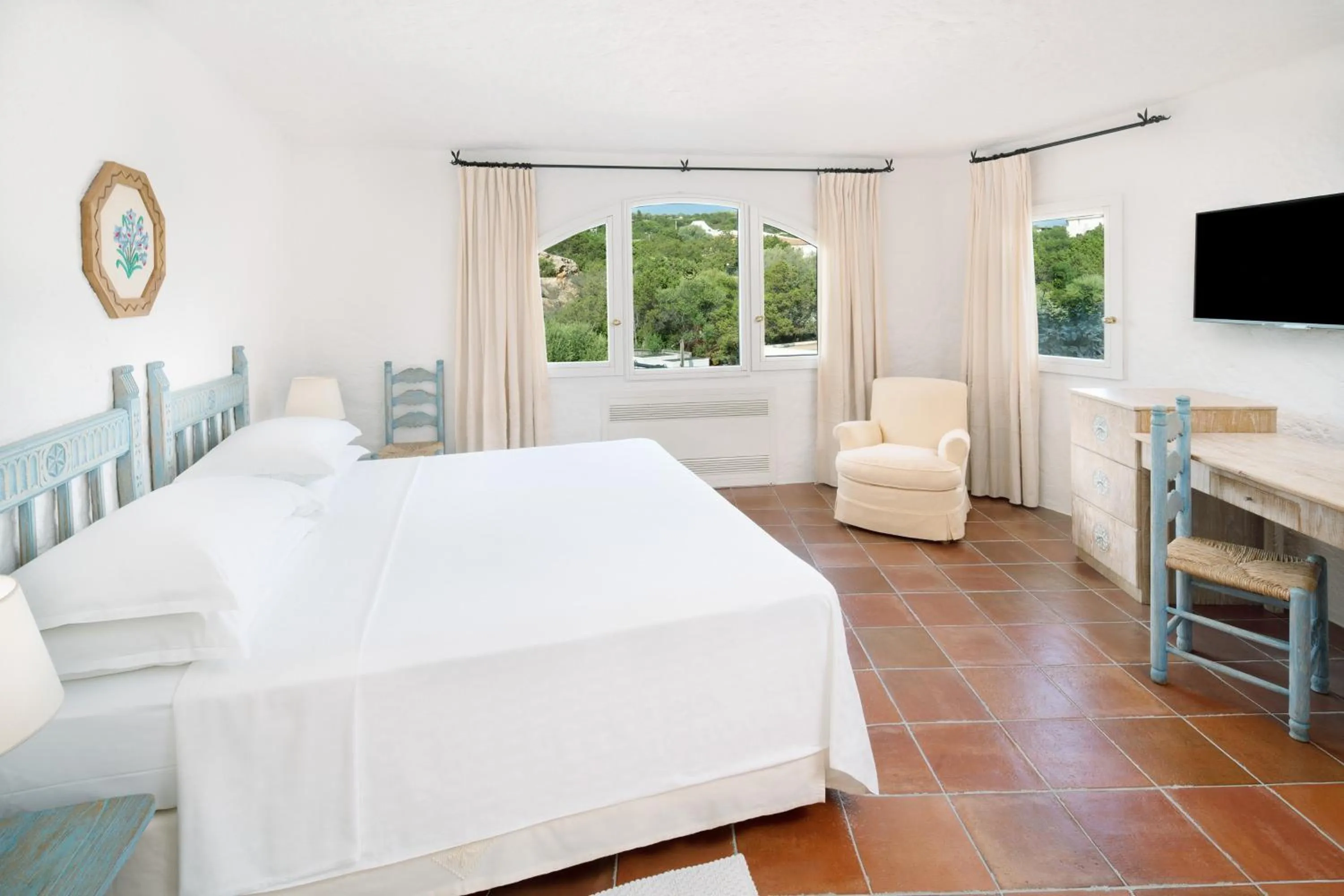 Bedroom, Bed in Cervo Hotel,Costa Smeralda Resort