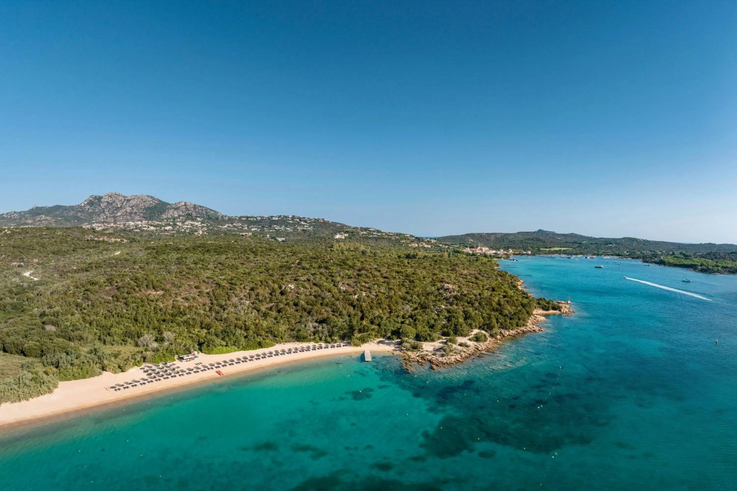 Beach in Hotel Cala di Volpe, a Luxury Collection Hotel, Costa Smeralda
