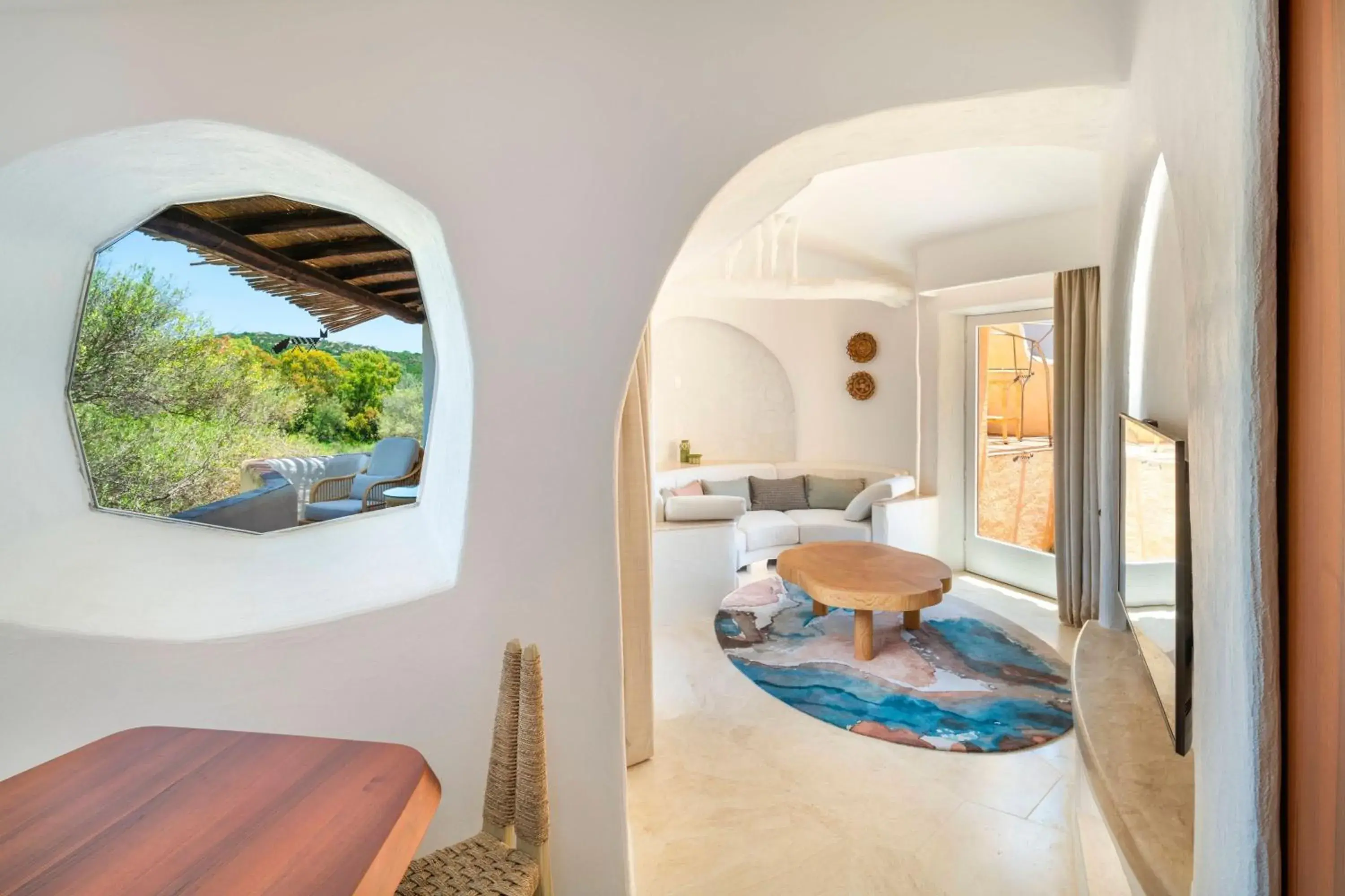 Contemporary Premium Suite, king bed, partial sea view, terrace in Hotel Cala di Volpe, a Luxury Collection Hotel, Costa Smeralda Contemporary Premium Suite, king bed, partial sea view, terrace in Hotel Cala di Volpe, a Luxury Collection Hotel, Costa Smeralda