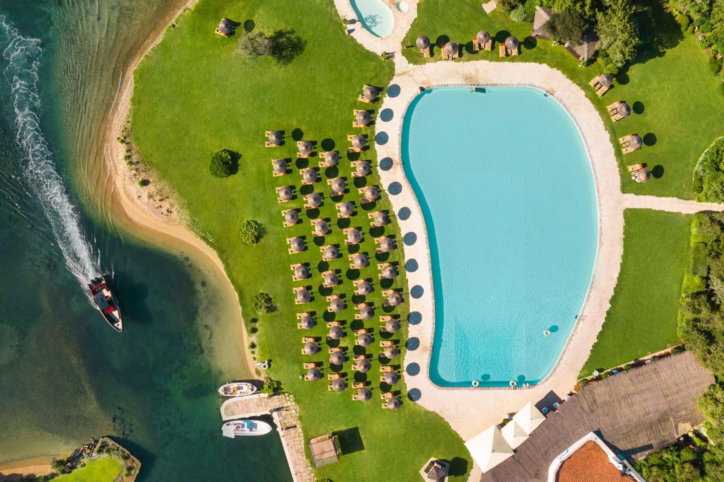 Swimming pool in Hotel Cala di Volpe, a Luxury Collection Hotel, Costa Smeralda