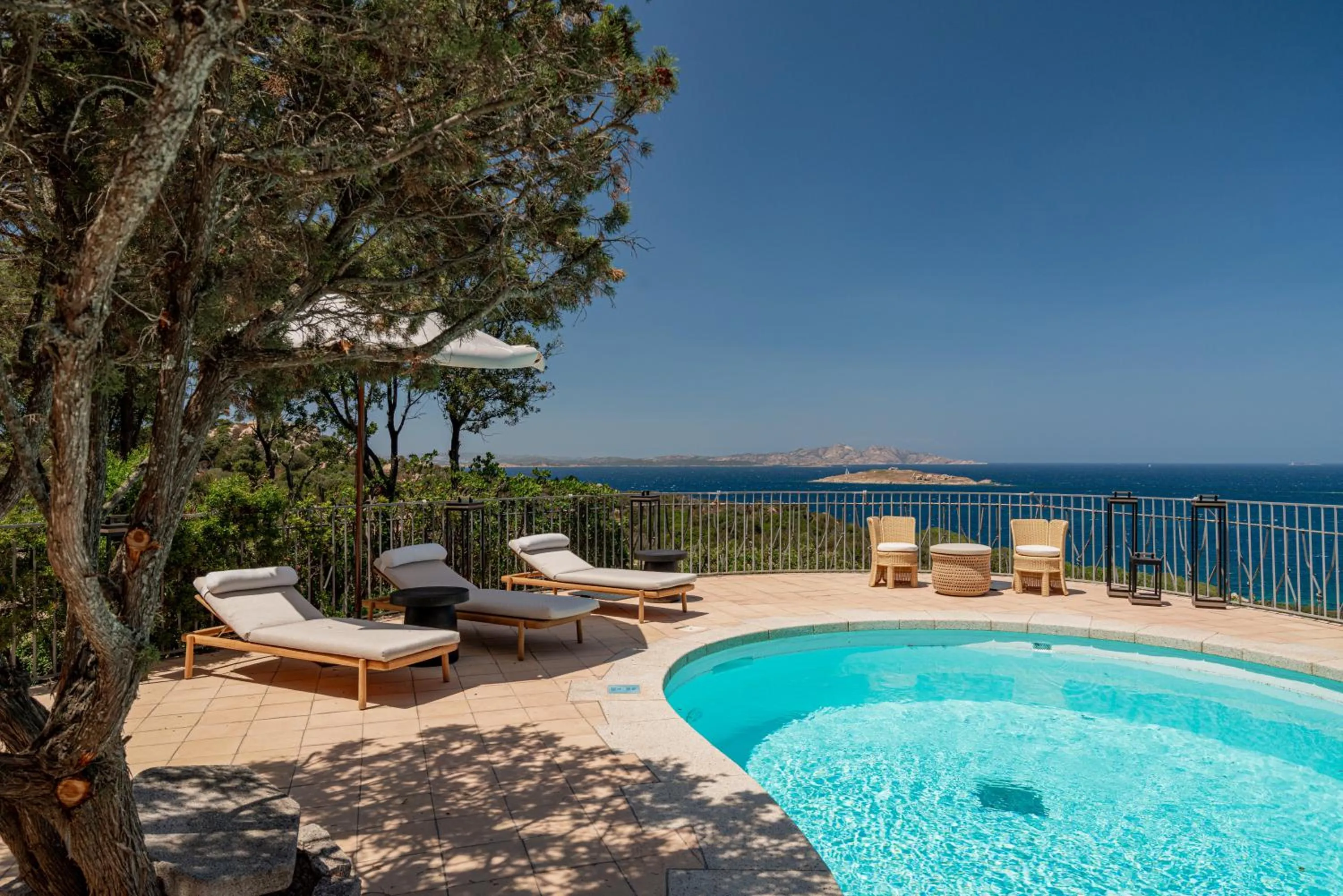 Swimming pool in Hotel Pitrizza, Costa Smeralda