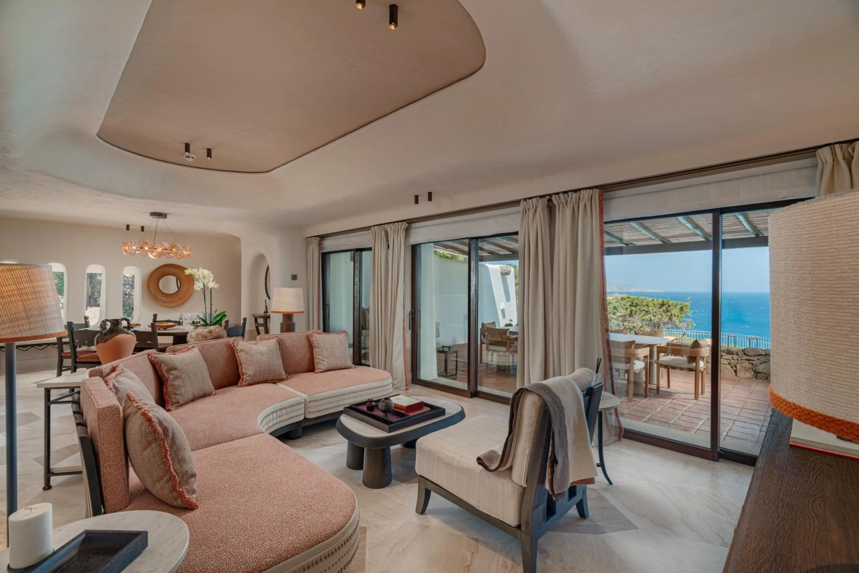 Sea view in Hotel Pitrizza, Costa Smeralda