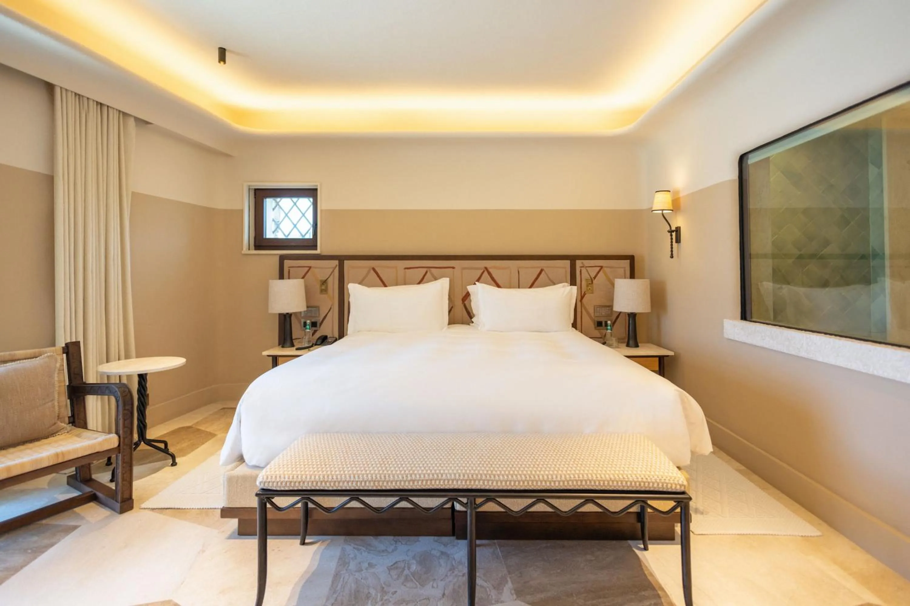 Bed in Hotel Pitrizza, Costa Smeralda