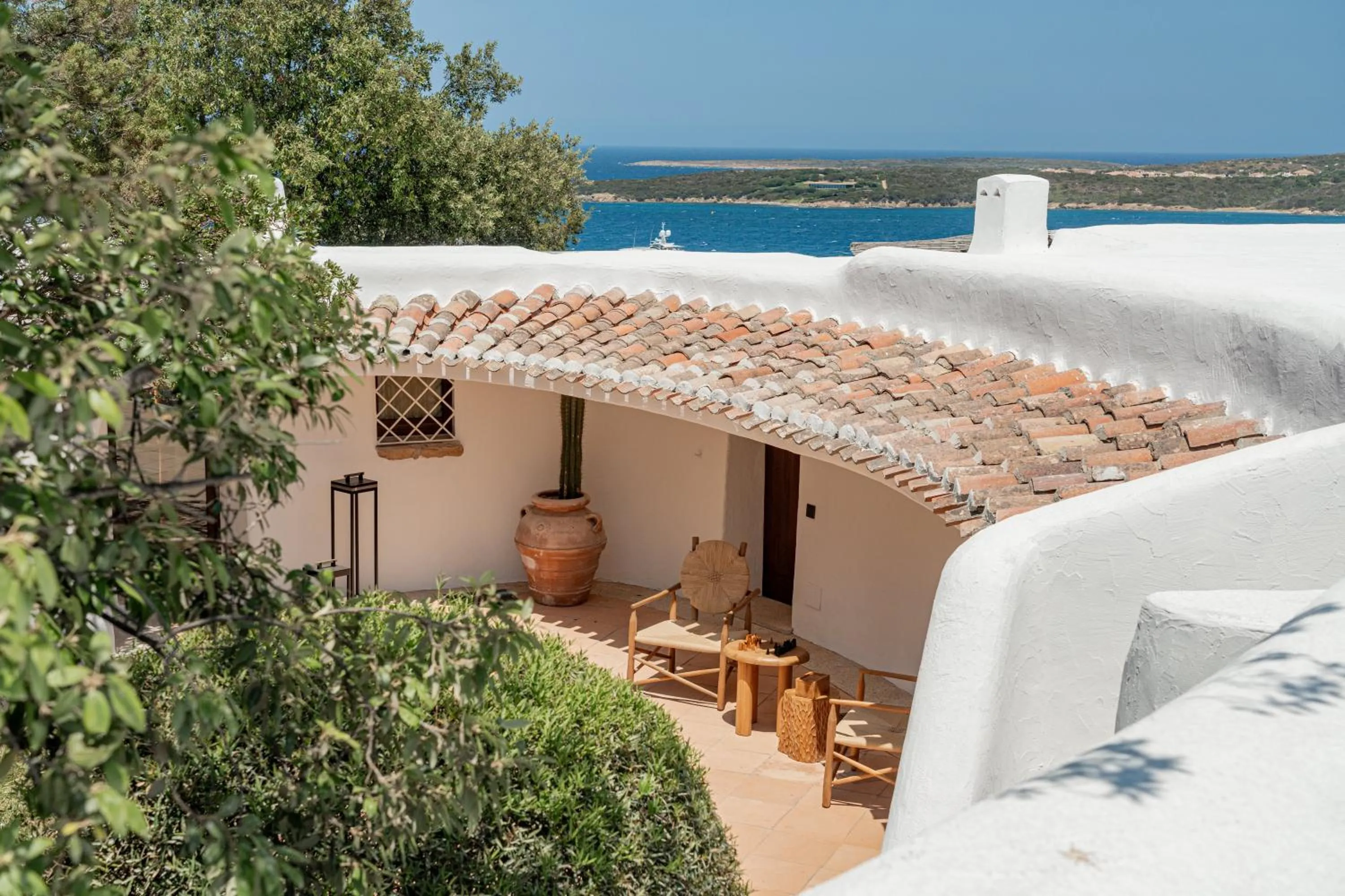 Patio in Hotel Pitrizza, Costa Smeralda