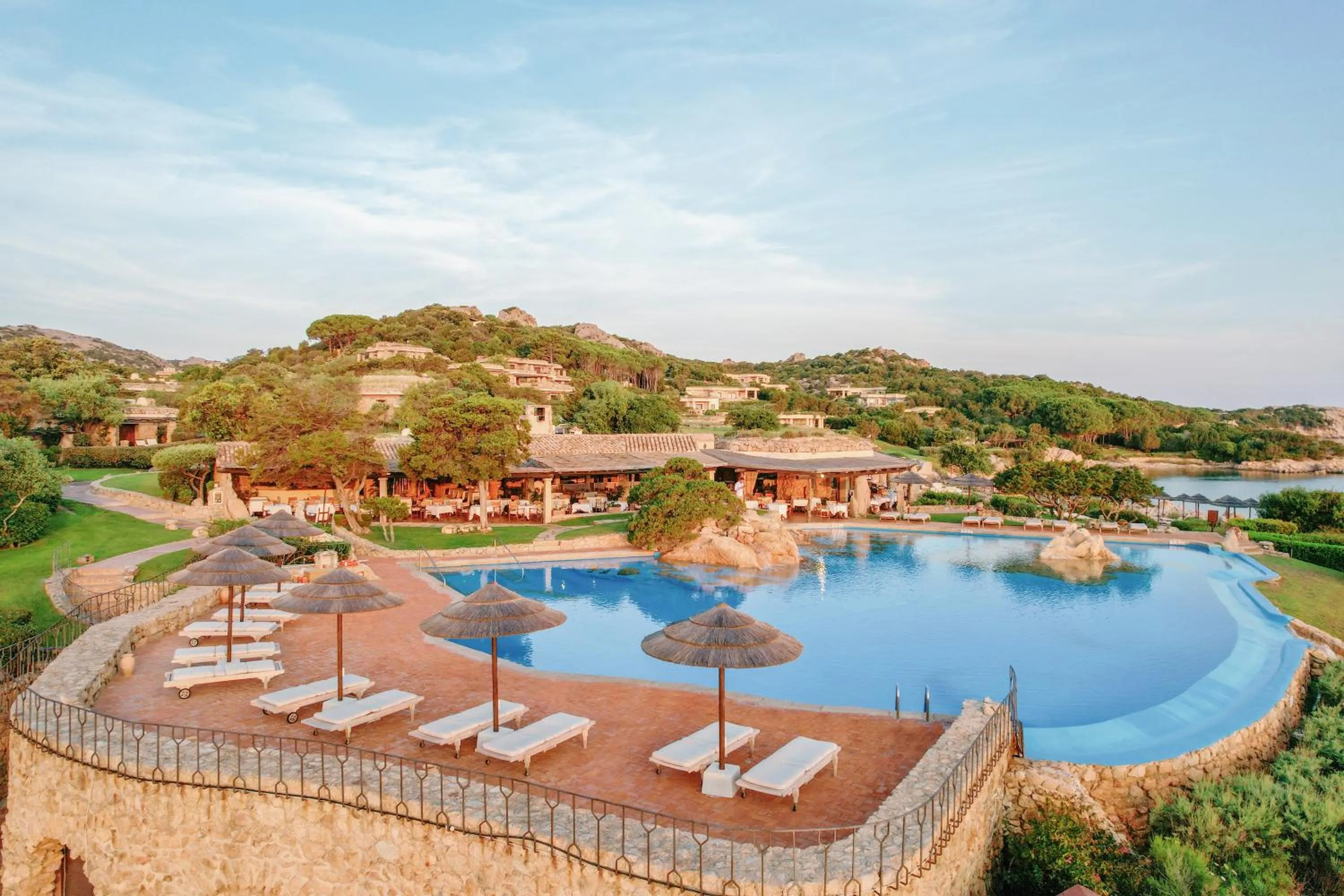 Swimming pool in Hotel Pitrizza, Costa Smeralda