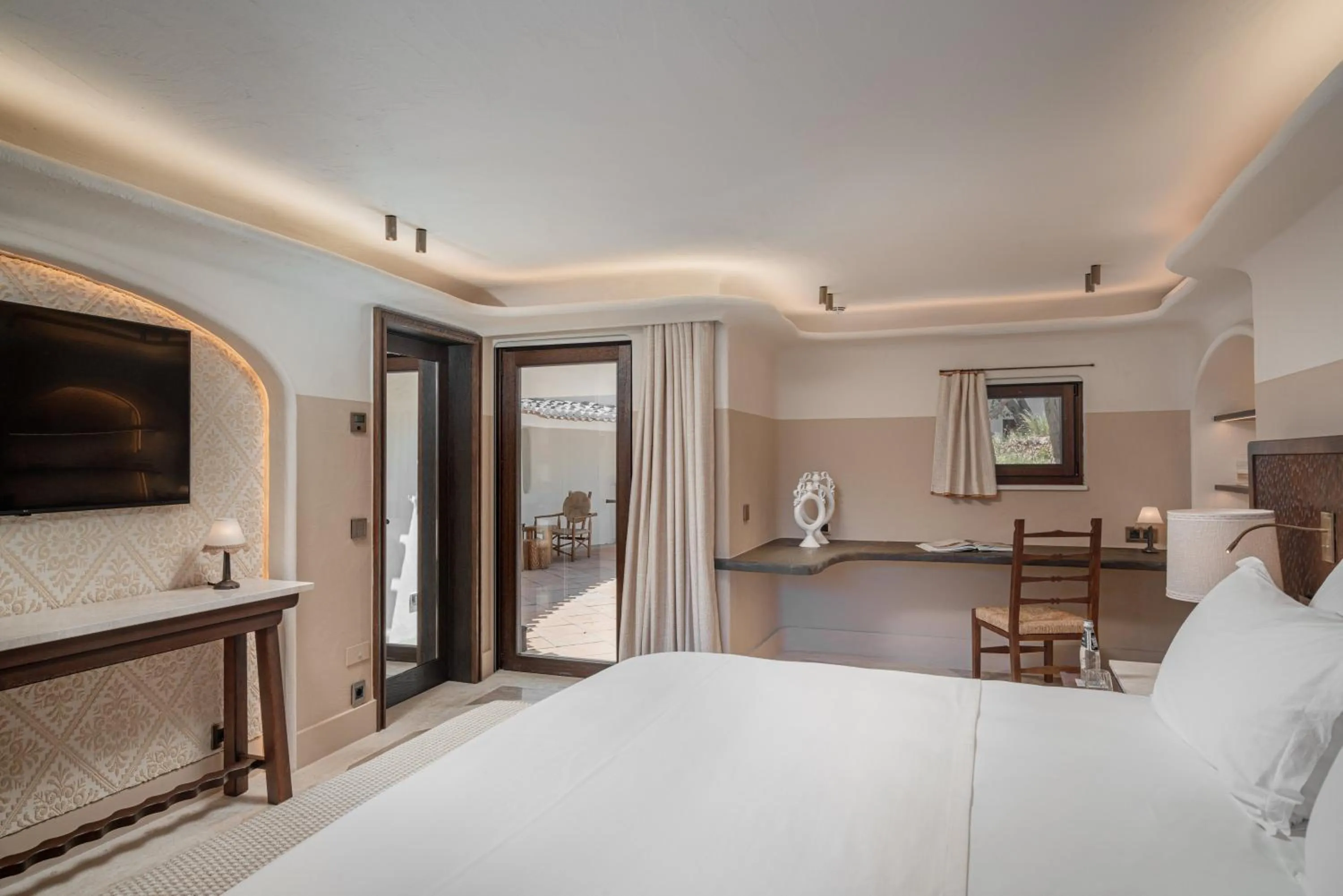 Bed in Hotel Pitrizza, Costa Smeralda