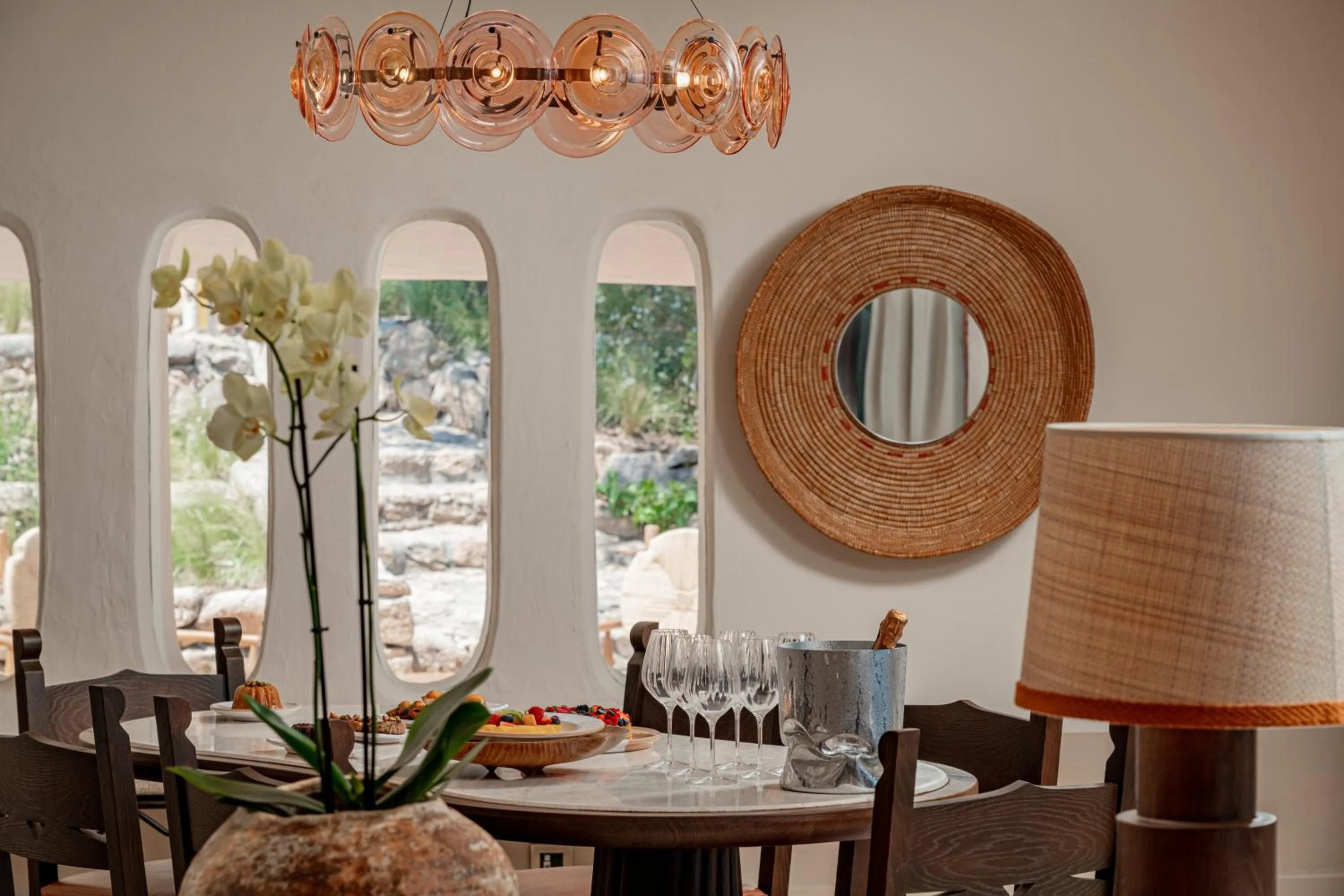 Living room in Hotel Pitrizza, Costa Smeralda