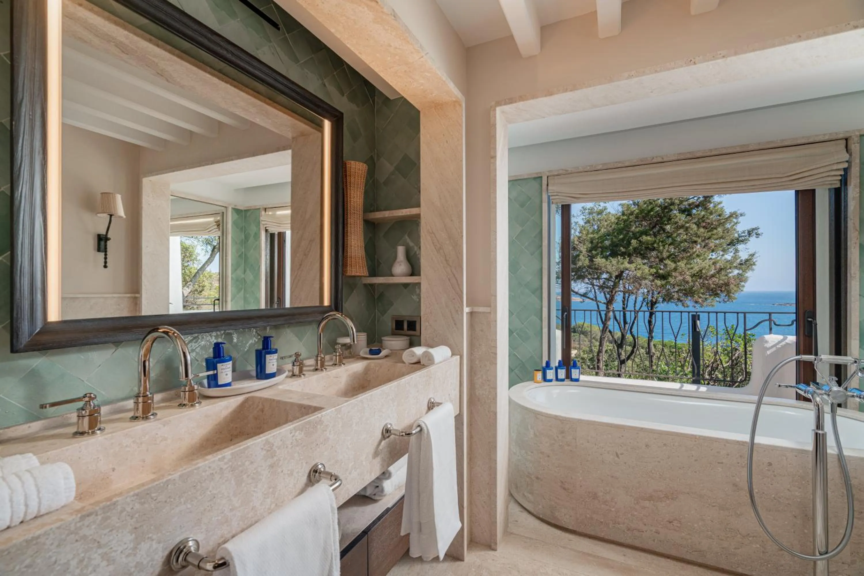 Bathroom in Hotel Pitrizza, Costa Smeralda