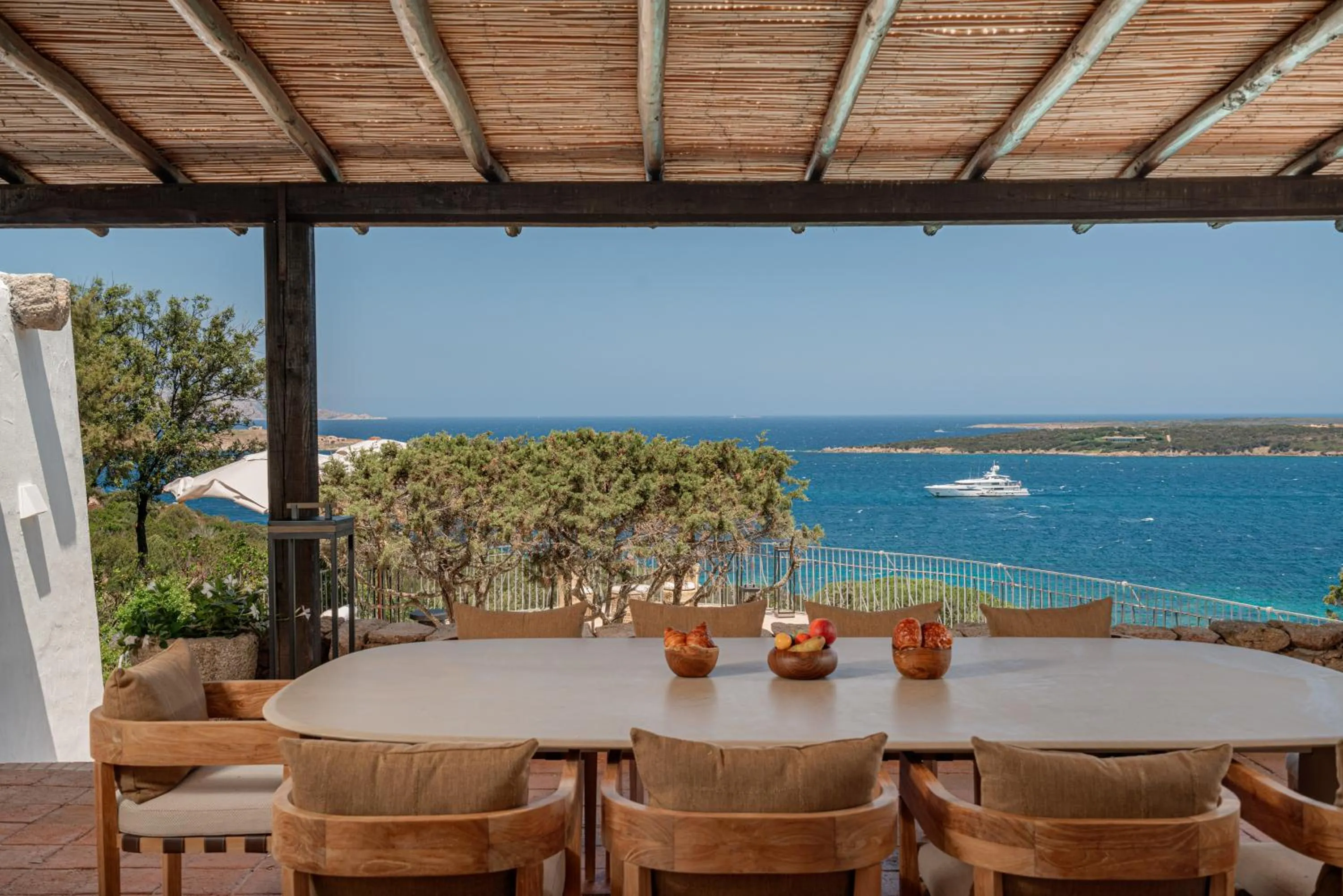 Patio in Hotel Pitrizza, Costa Smeralda