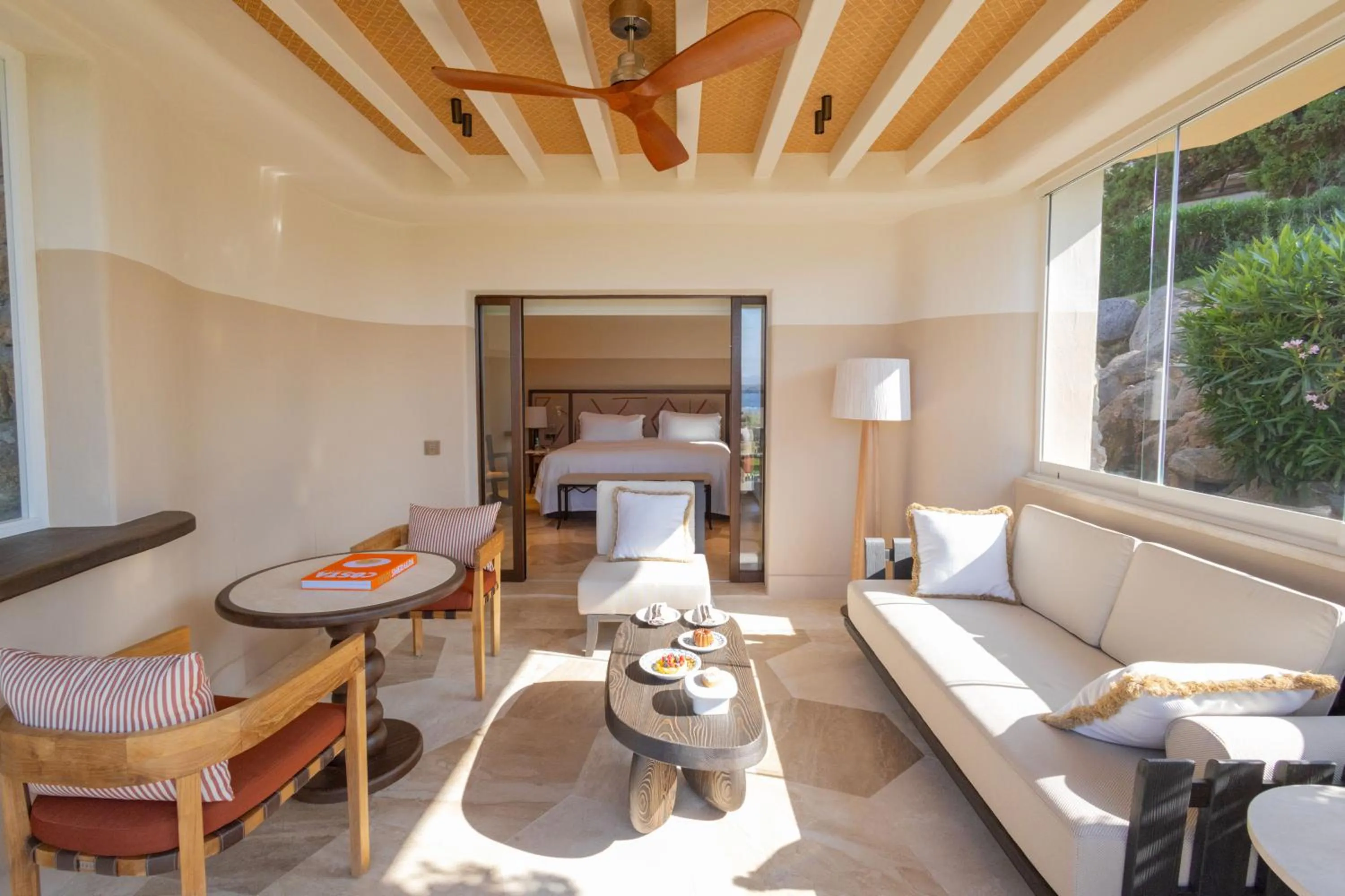 Living room in Hotel Pitrizza, Costa Smeralda