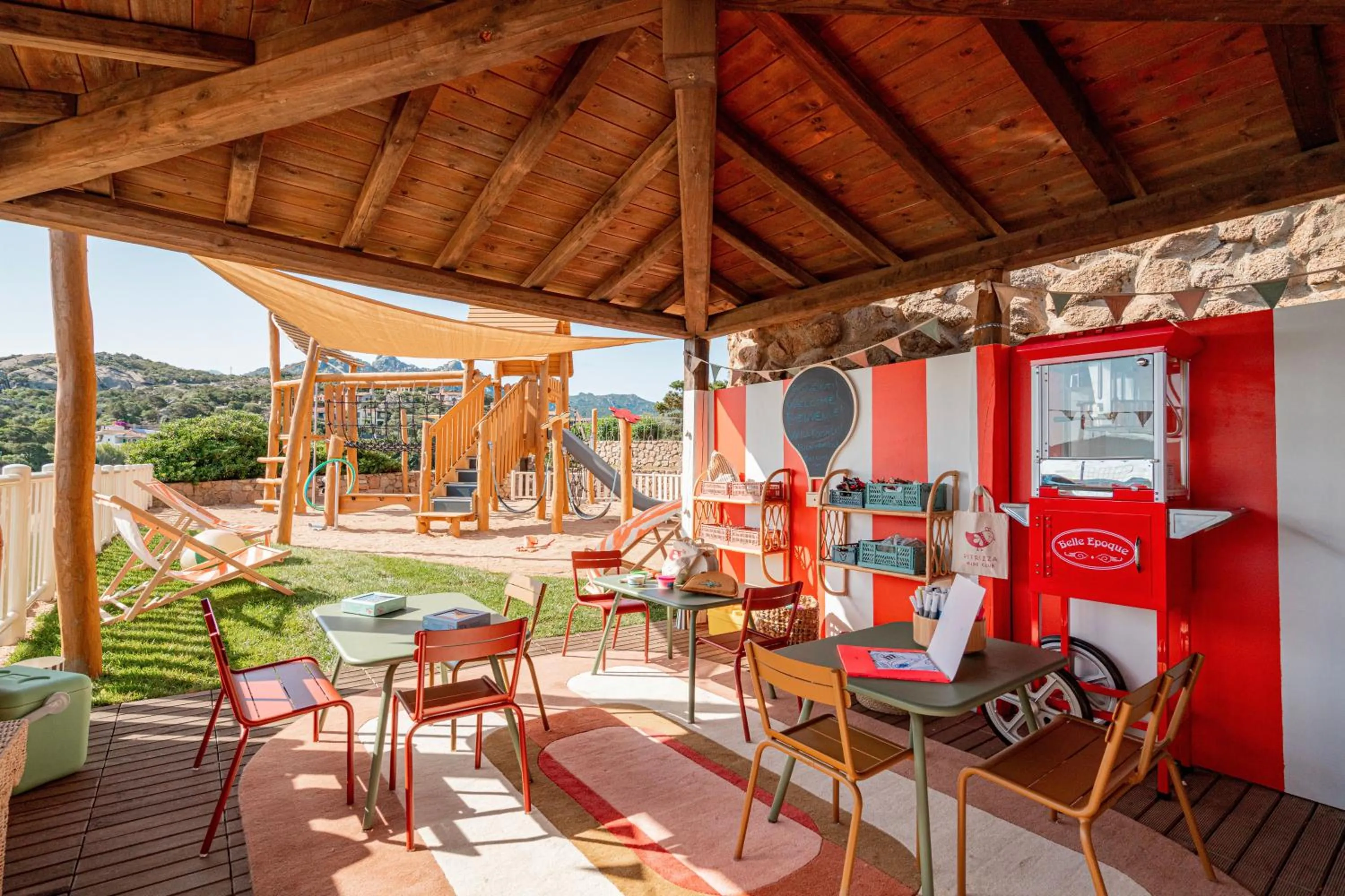 Kids's club in Hotel Pitrizza, Costa Smeralda
