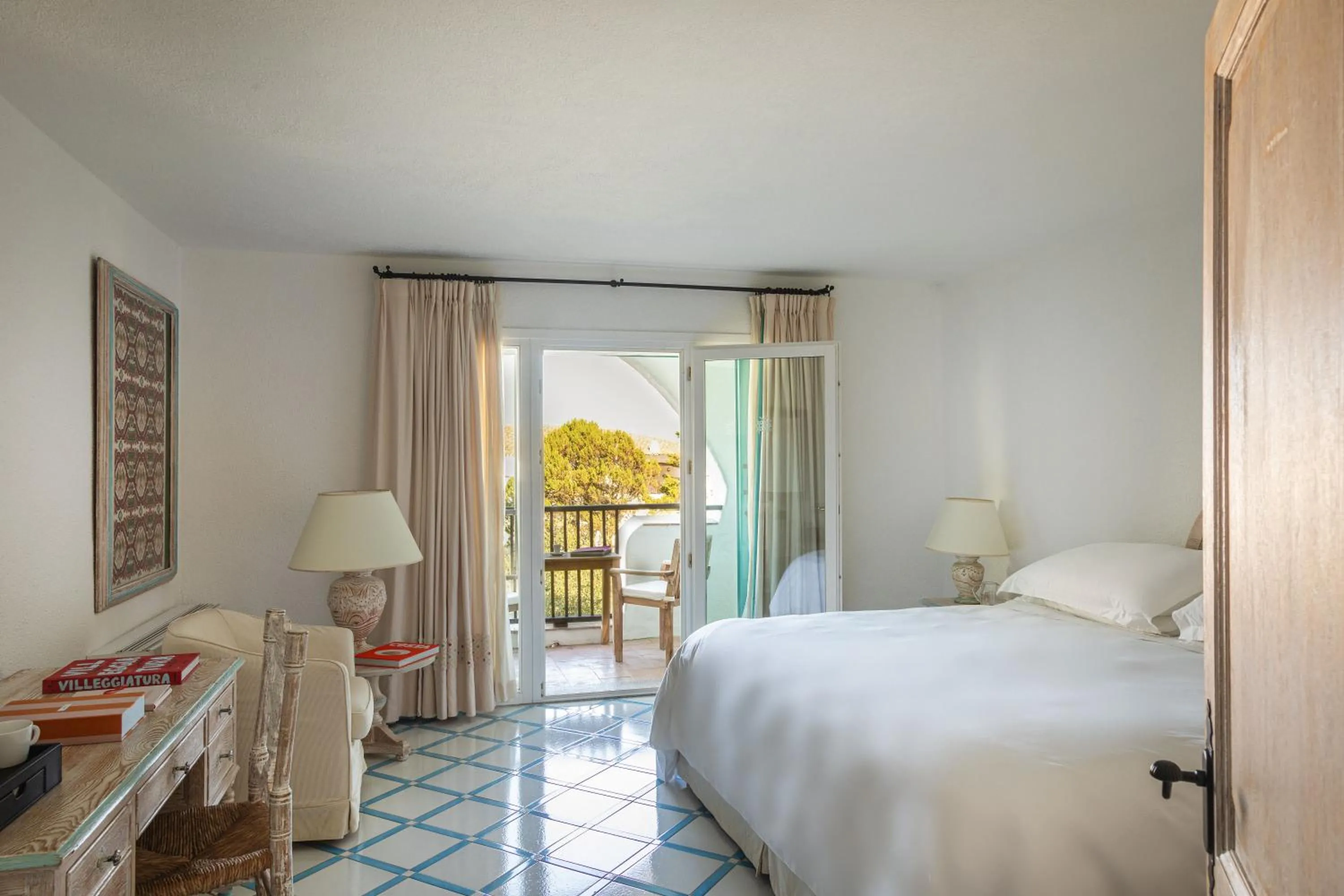 Bedroom, Bed in Romazzino, A Belmond Hotel, Costa Smeralda